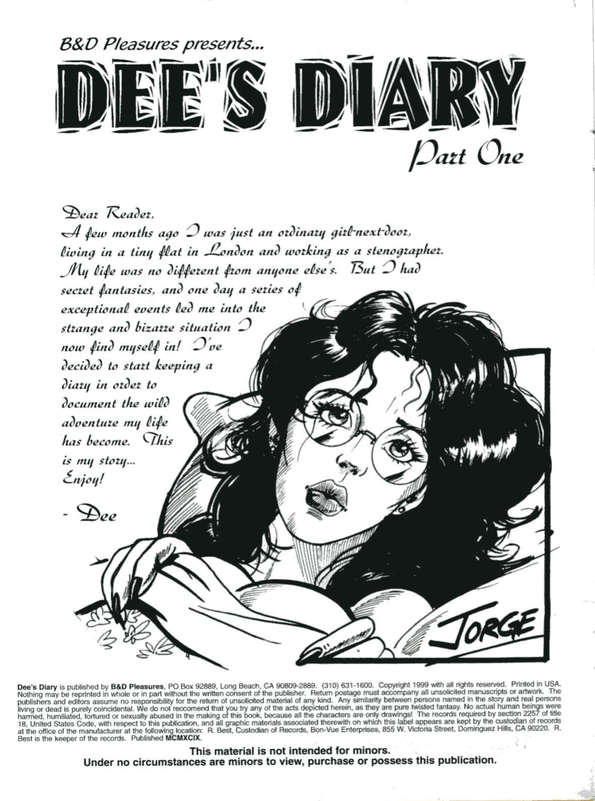 [Jorge] Dee's Diary - Part #1