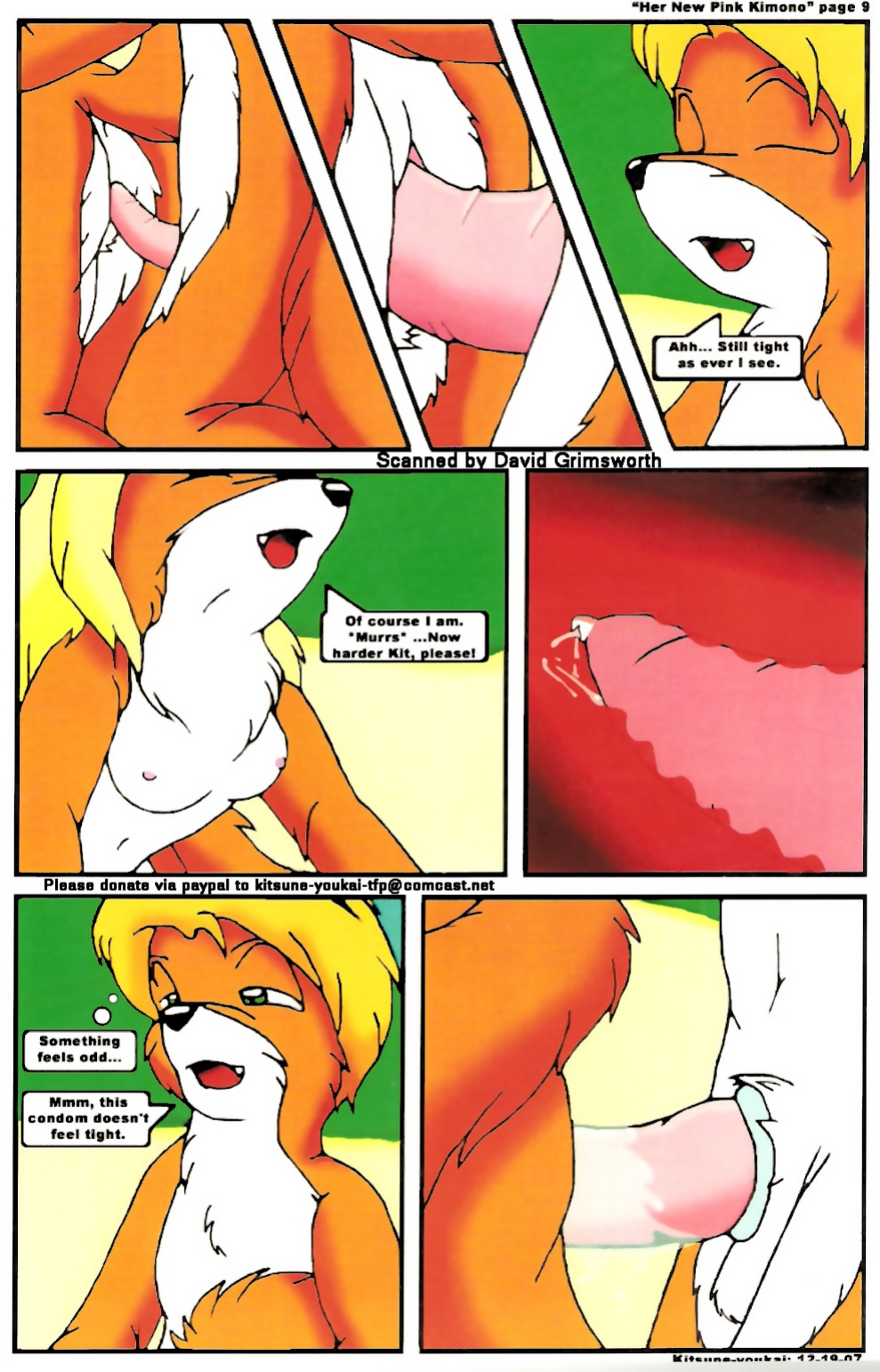 [Kitsune Youkai] Her New Pink Kimono