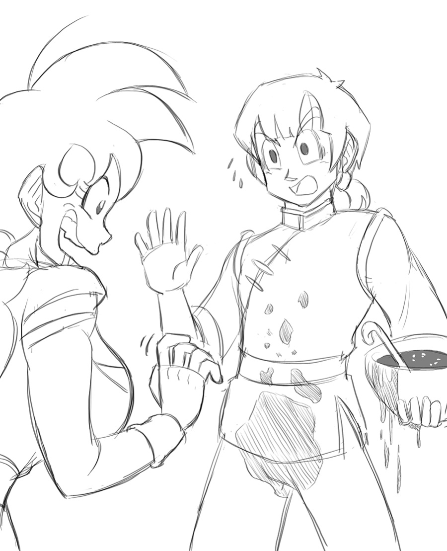 [Funsexydragonball] Chinchin and Gokua (Dragon Ball Z)