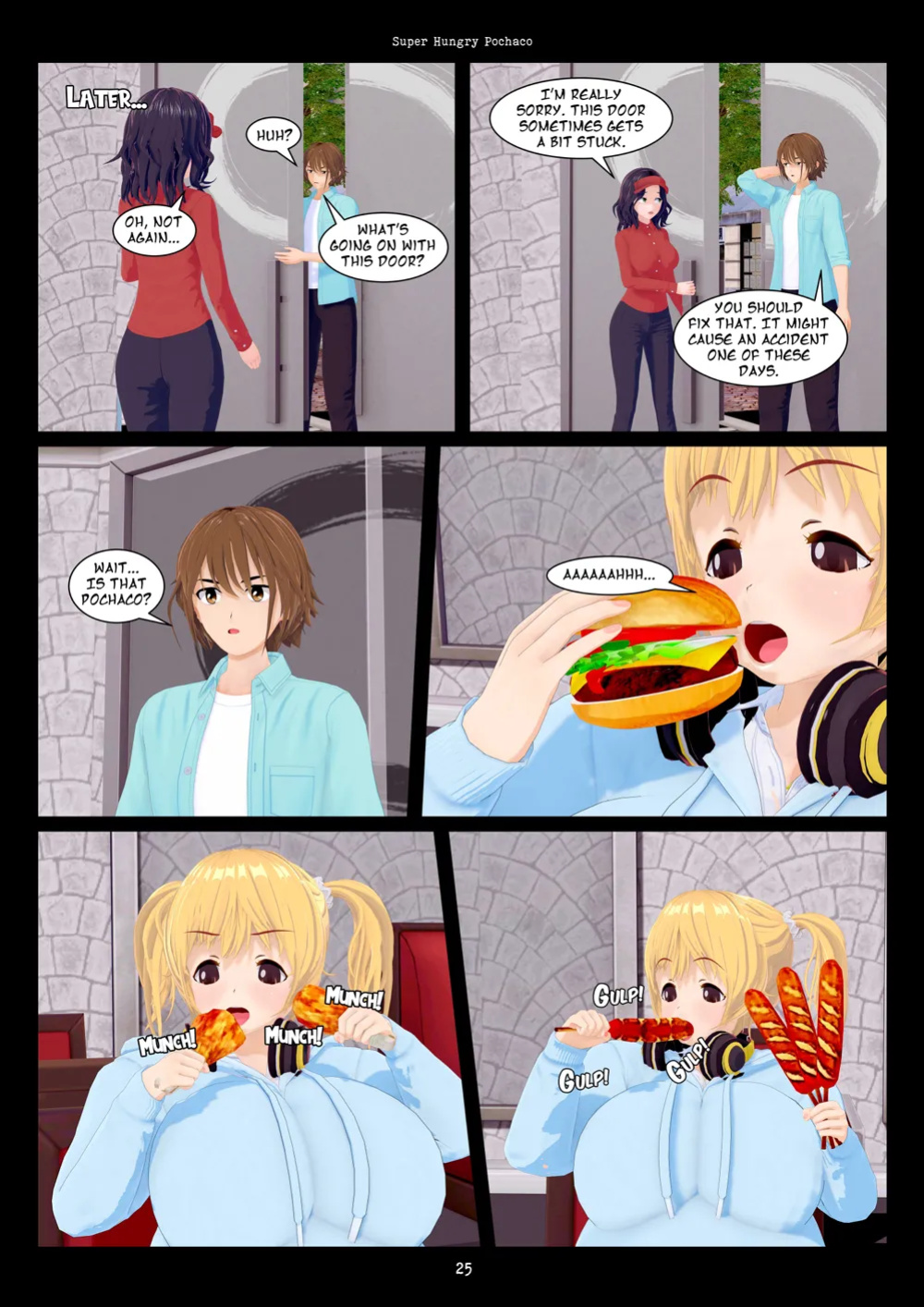 Super Hungry Pochaco
