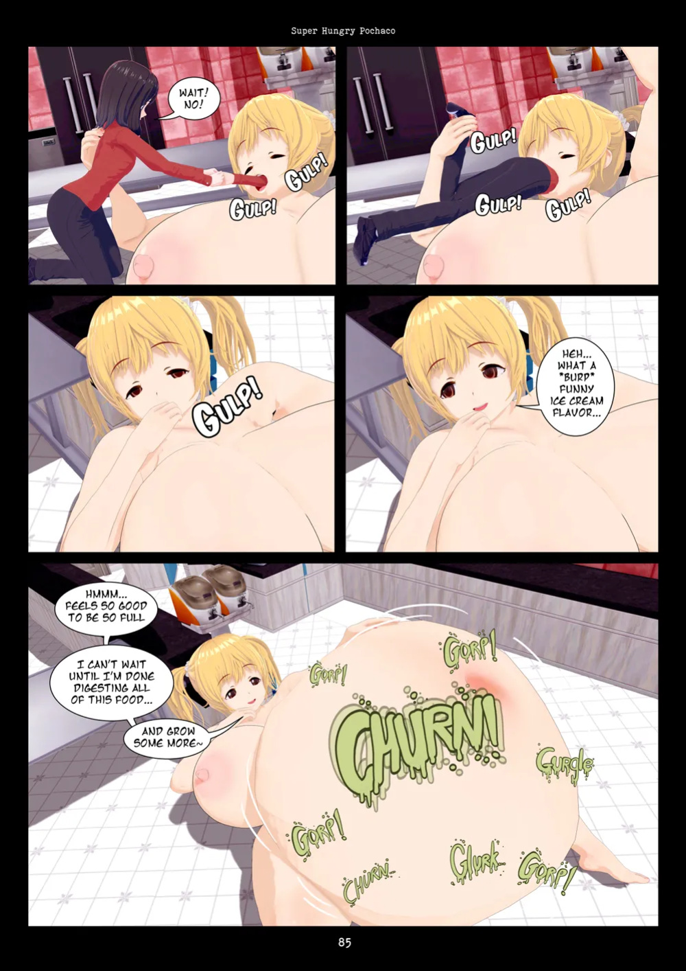 Super Hungry Pochaco