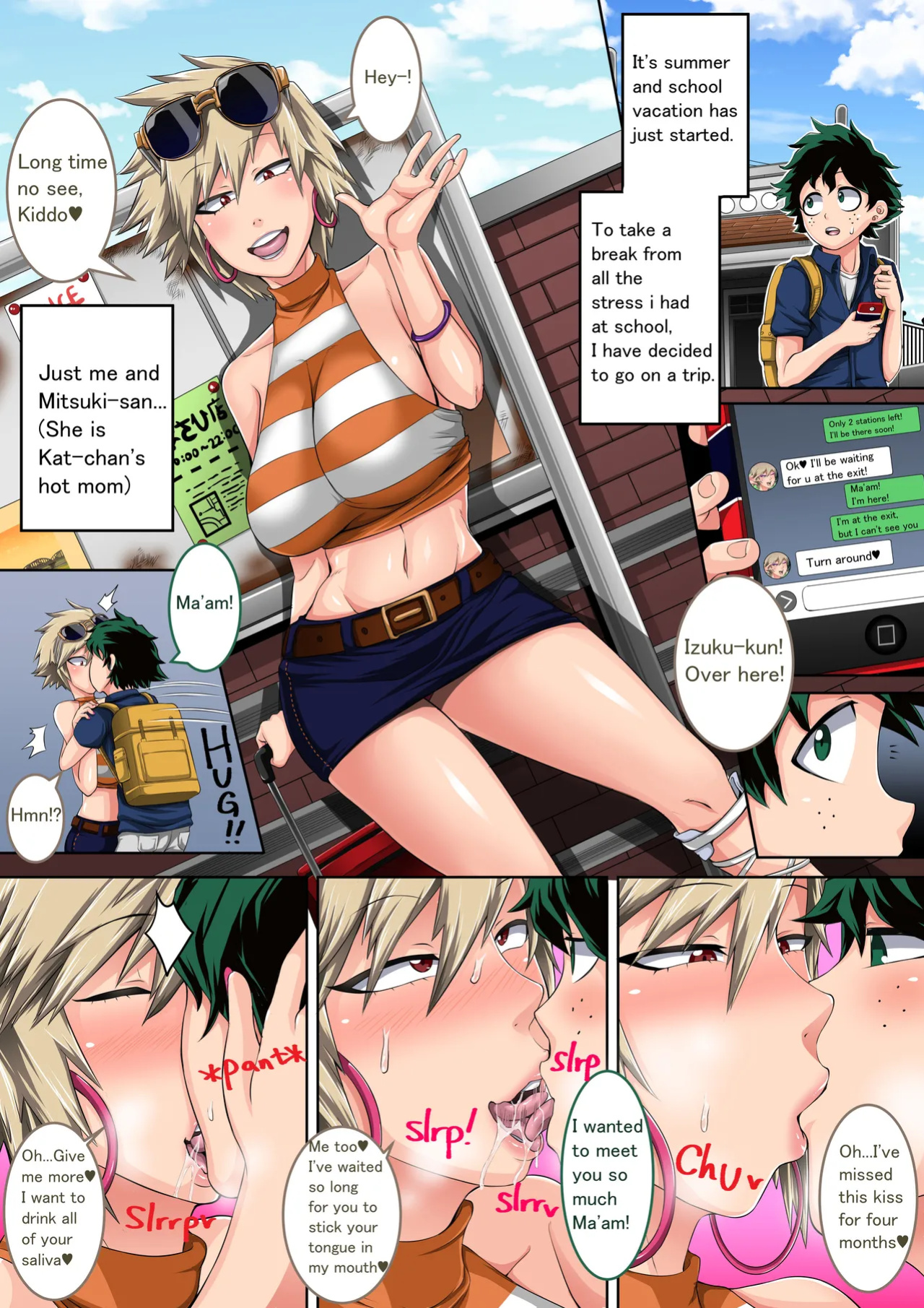 [Juicebox Koujou (Juna Juna Juice) Boku No Harem Academia (+ BONUS) "Bakugou Mama to no Natsuyasumi Kouhen Ge"