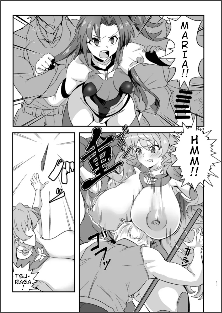 [Denshiko! (Outotsu Den)] Sousha VS Takadaka 3-sen | The Adapters VS A Mere 3000 (Senki Zesshou Symphogear)