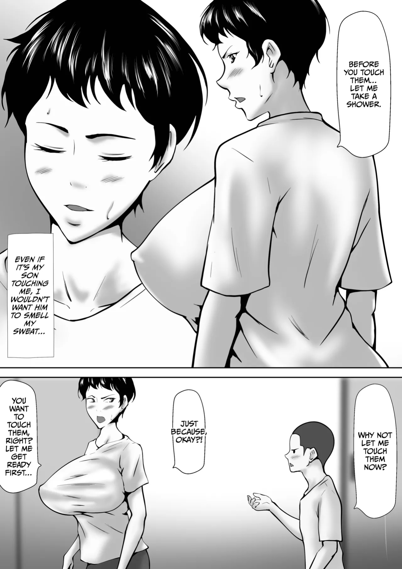 [Pentacle (Shimipan)] Otokomasari no Kaa-chan ga Musuko to no Sex de Onna ni Natta Hanashi