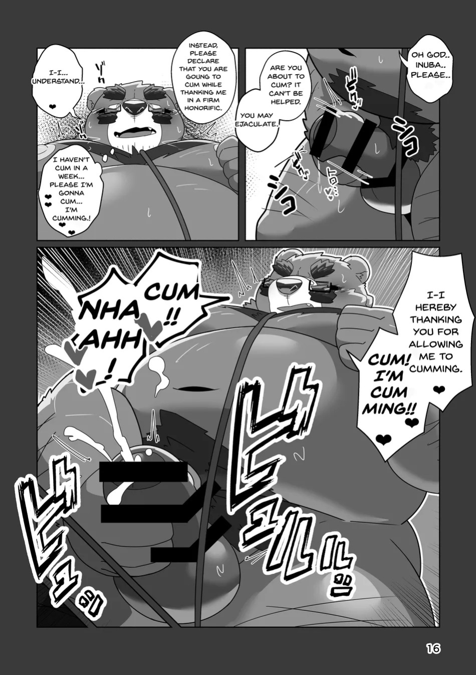 [omoWork (omo)] Kuma Buchou no Himitsu – The Secret of Chief Bear [Eng]