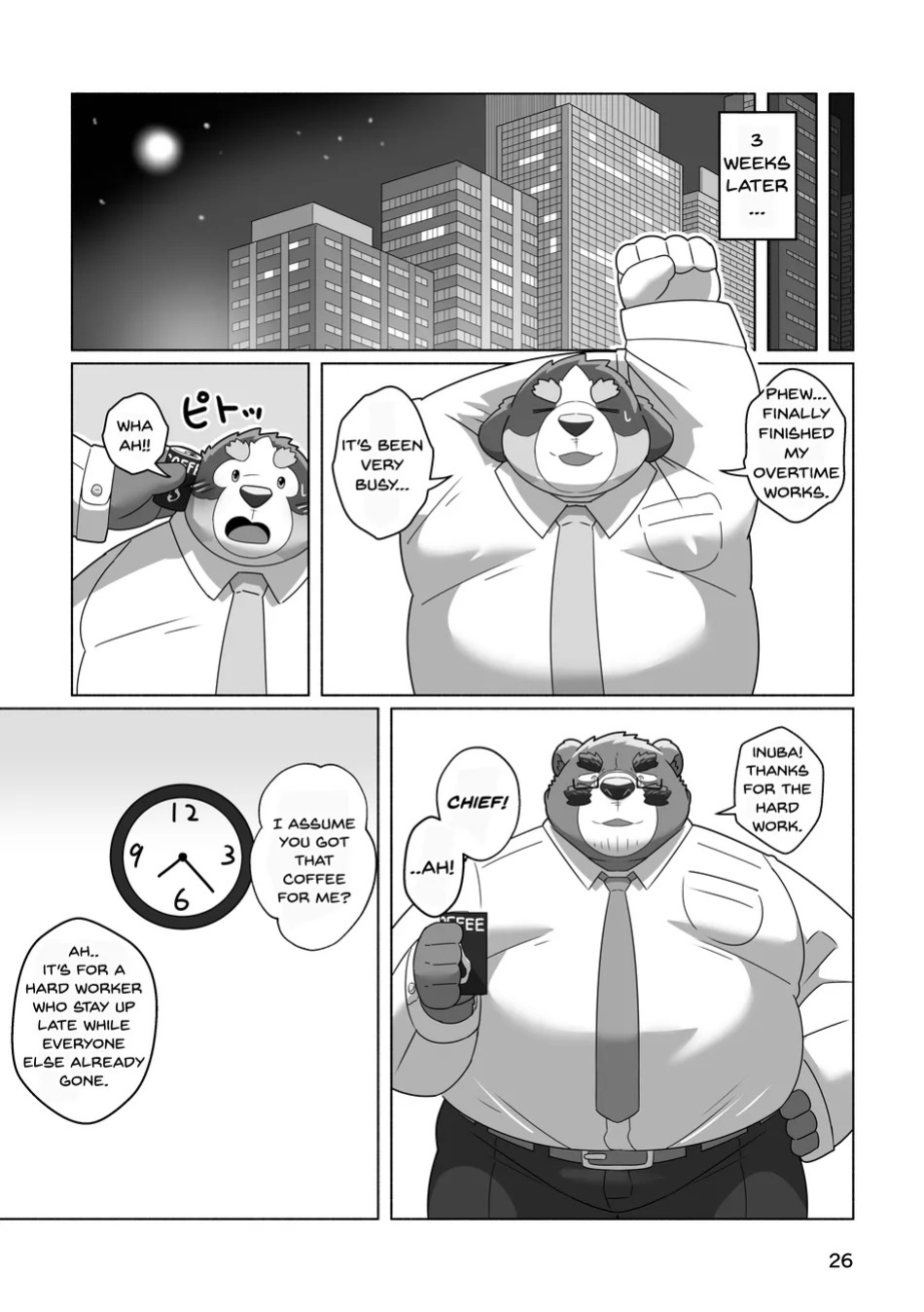 [omoWork (omo)] Kuma Buchou no Himitsu – The Secret of Chief Bear [Eng]