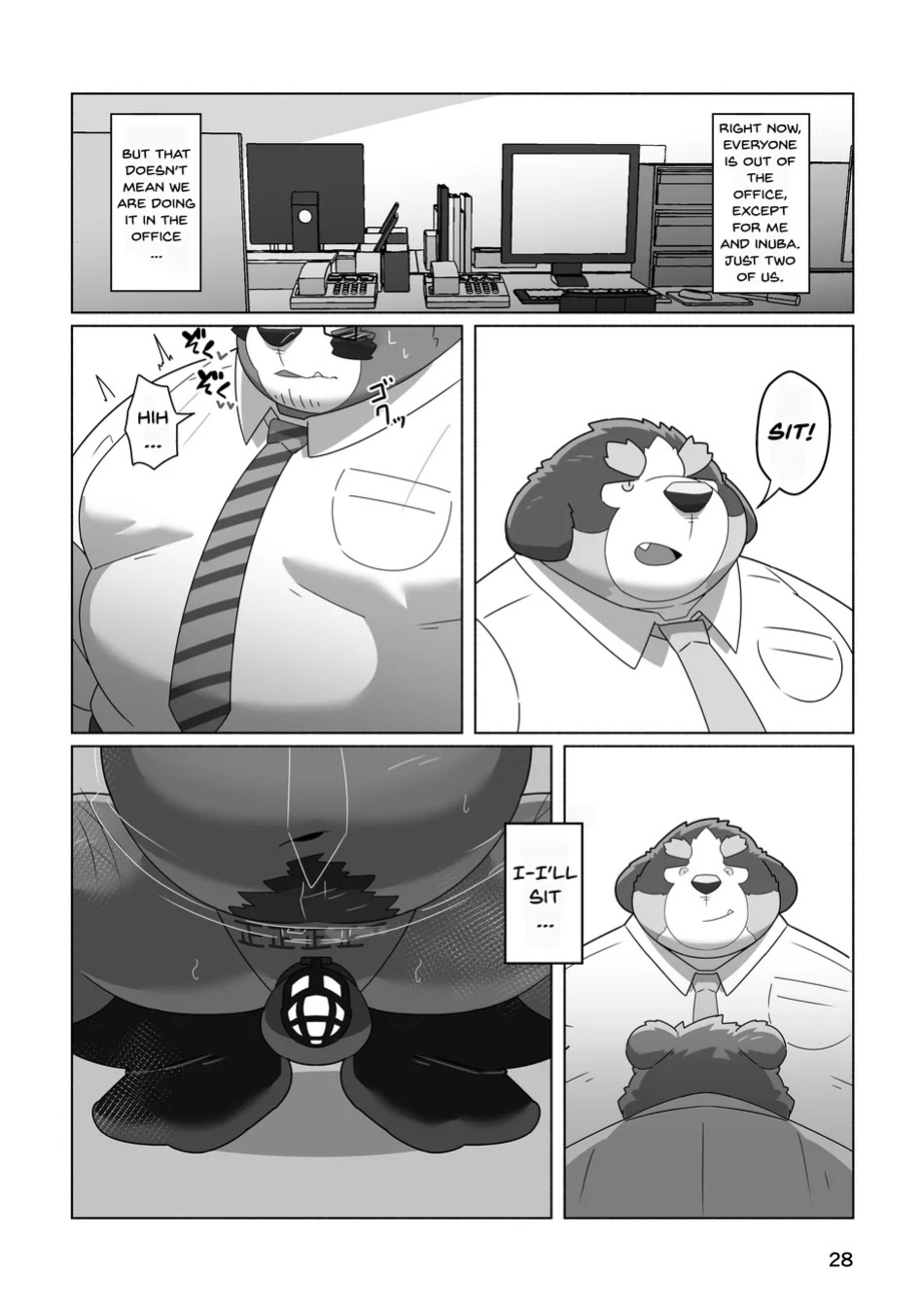 [omoWork (omo)] Kuma Buchou no Himitsu – The Secret of Chief Bear [Eng]