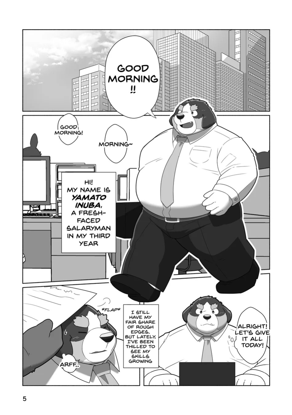 [omoWork (omo)] Koibito wa Kuma Buchou!? – My Lover is Mr. Bear the Chief!? [Eng]