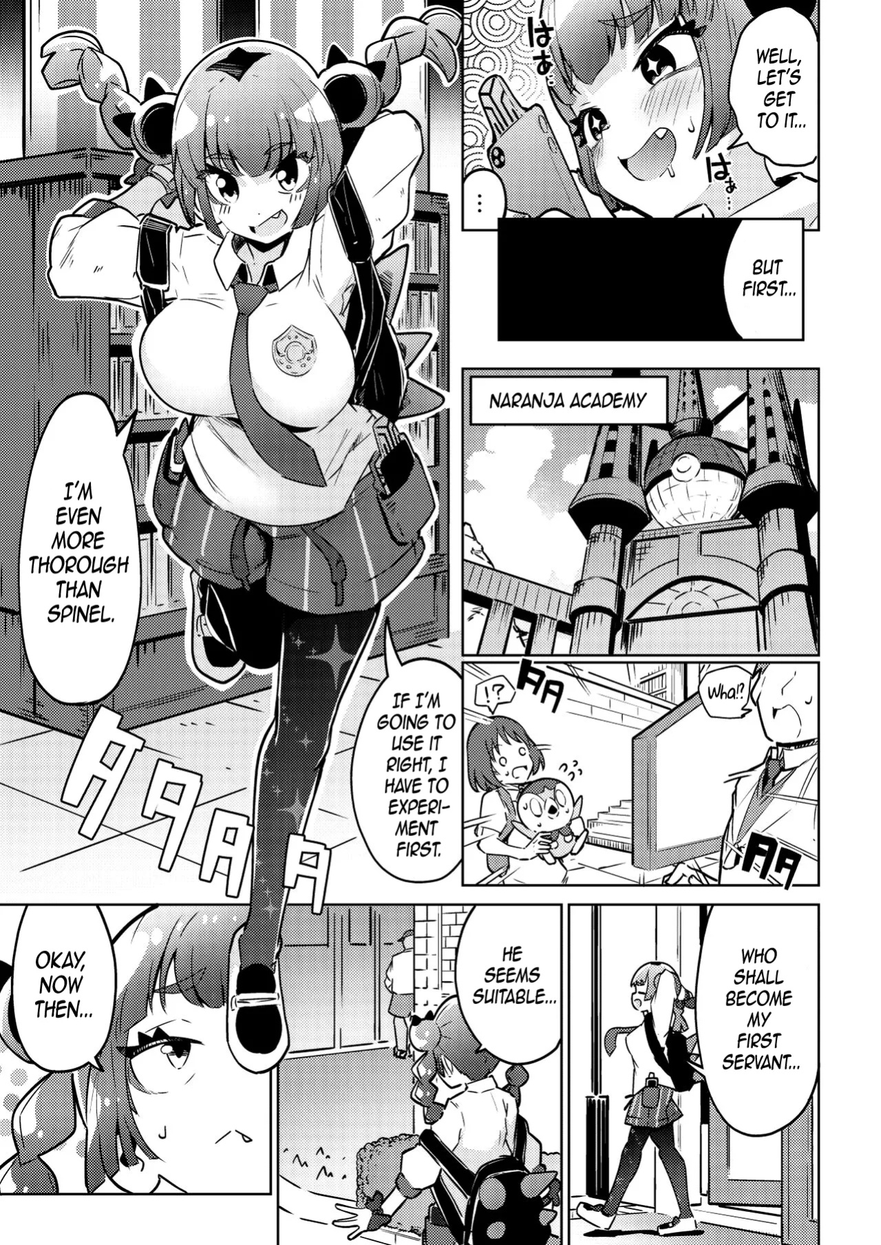 [Mannen Dokodoko Dondodoko (Tottotonero Tarou.)] Coral-chan no Warudakumi | Coral's Ploy (Pokémon Horizons) [DigBingus]
