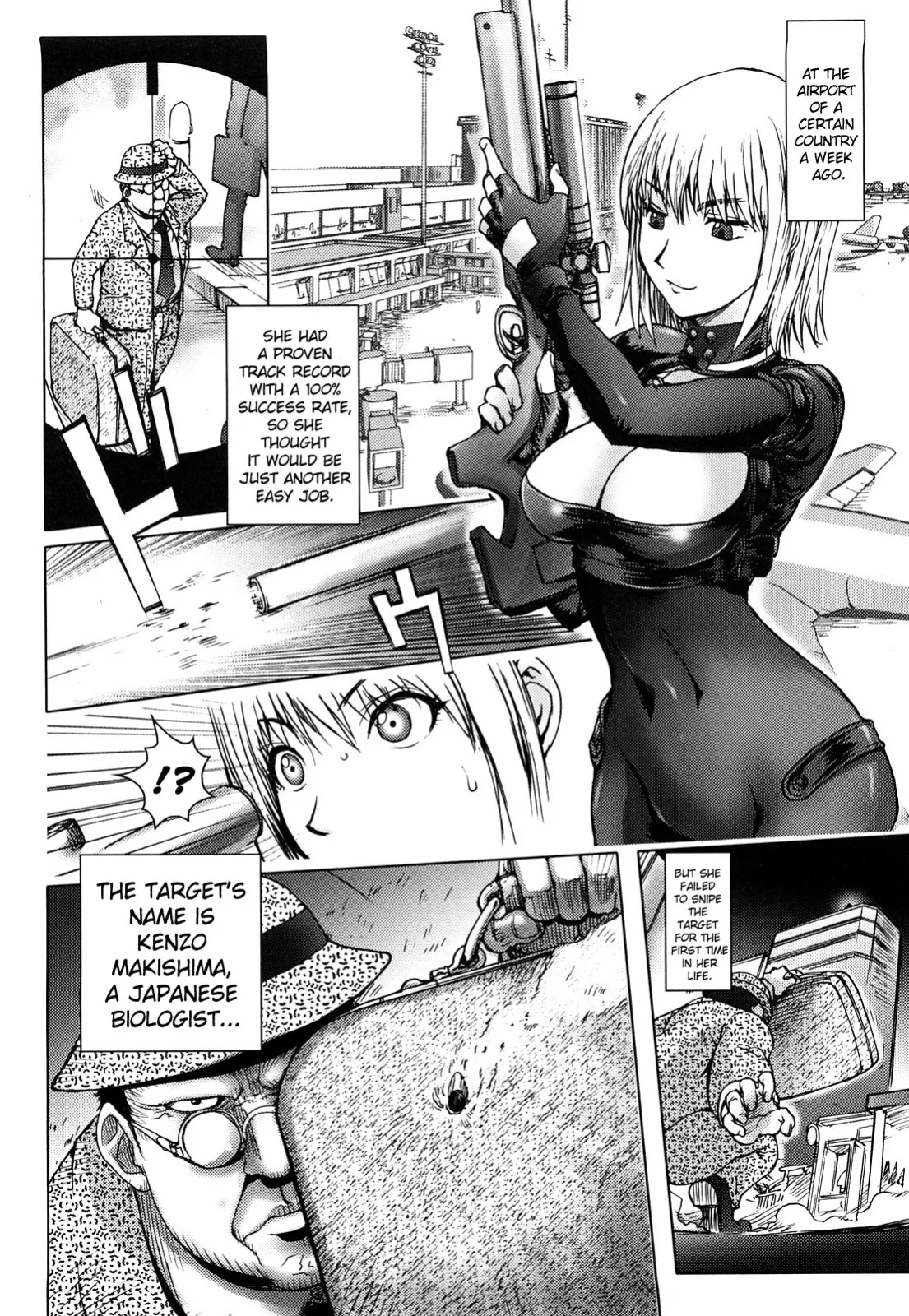 [Kon-Kit] The Adventures of Suicide Man, The Woman Who Never Misses, and Hime-Chan