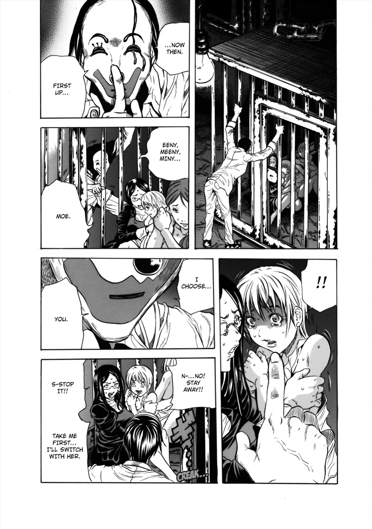 [Tachibana Naoki] Do Re Ni Shi Yo U Ka Na ~Kyousei Shuuyou! Kichiku Pierrot no Choukyou Kangoku | Eeny, Meeny, Miny, Misery!