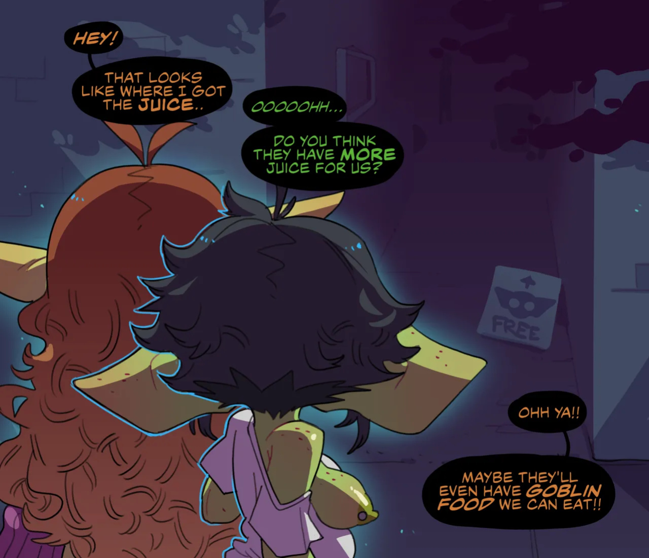 Goblin Juice Comic by Knuxxy