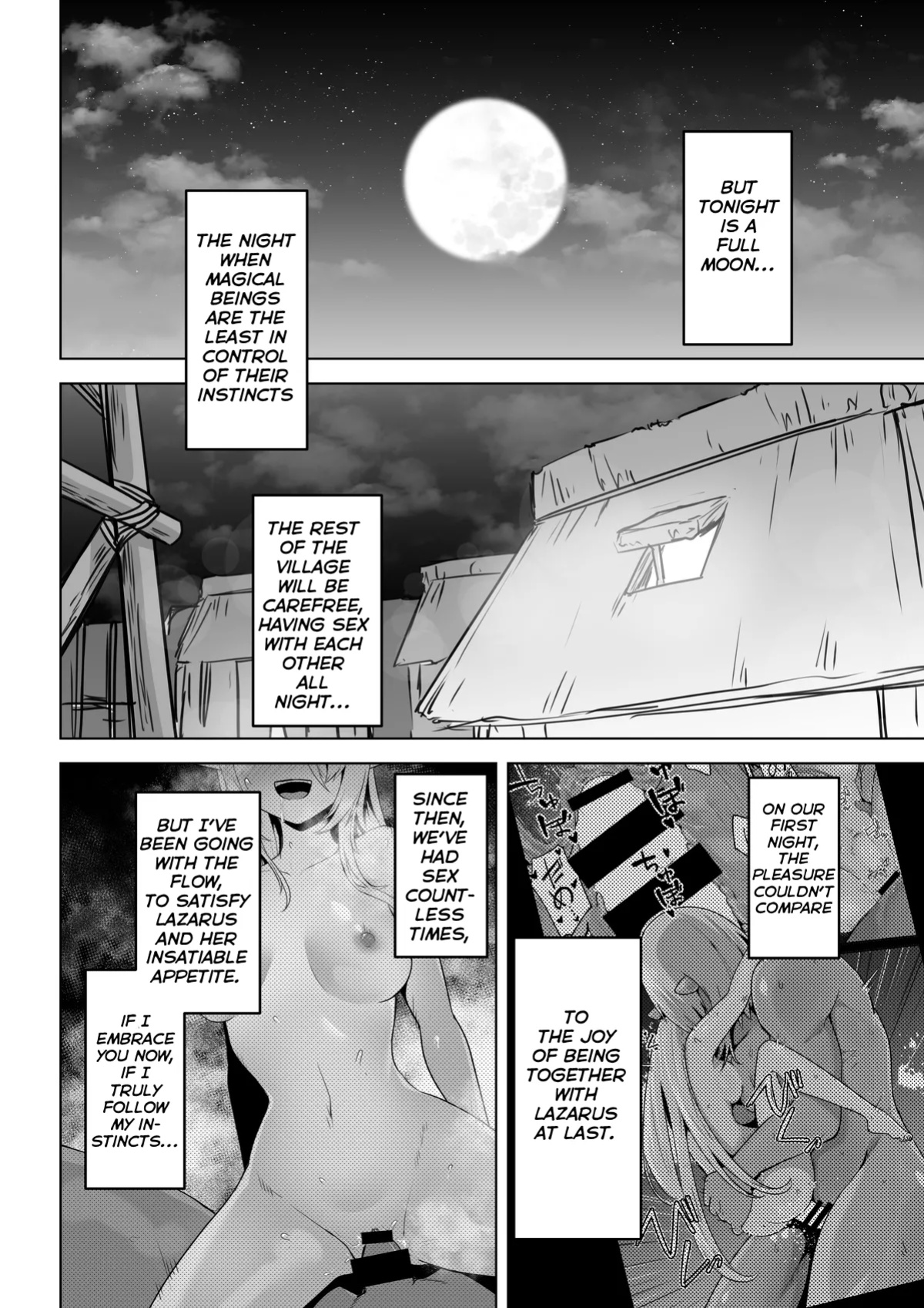 [HASHIOKI (Otemoto)] Seiyoku Tsuyo Tsuyo Elf wa Muriyari Okashite Hoshii [MTL]