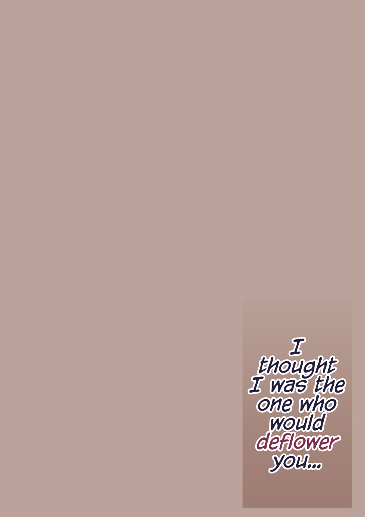 [Calm Atomosphere (Shinya)] Kimi no Maku o Yaburu no wa Boku dato Omotteta.. InCha NTR Monogatari -BSS Hen- [CulturedCommissions]