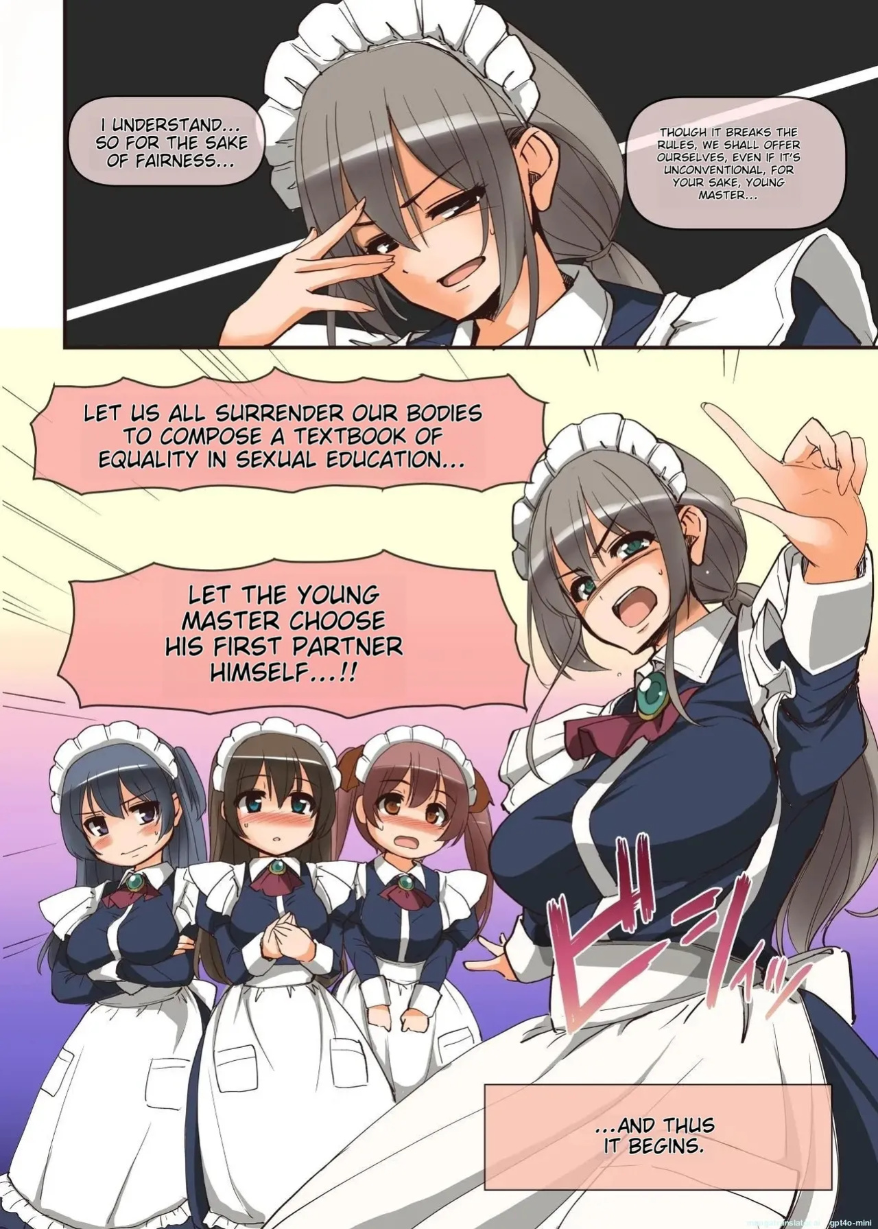 [Jinsei Yokosuberi. (Alexi Laiho)] Maid-san to Manabu Onnanoko no Karada [MTL]