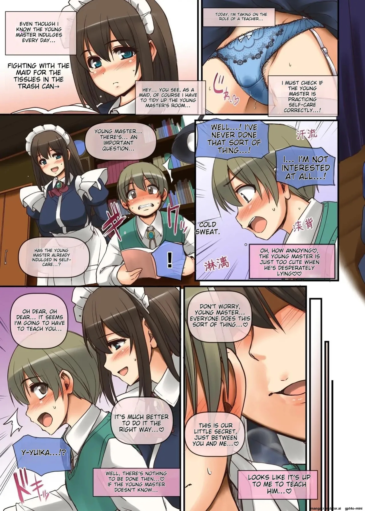 [Jinsei Yokosuberi. (Alexi Laiho)] Maid-san to Manabu Onnanoko no Karada [MTL]