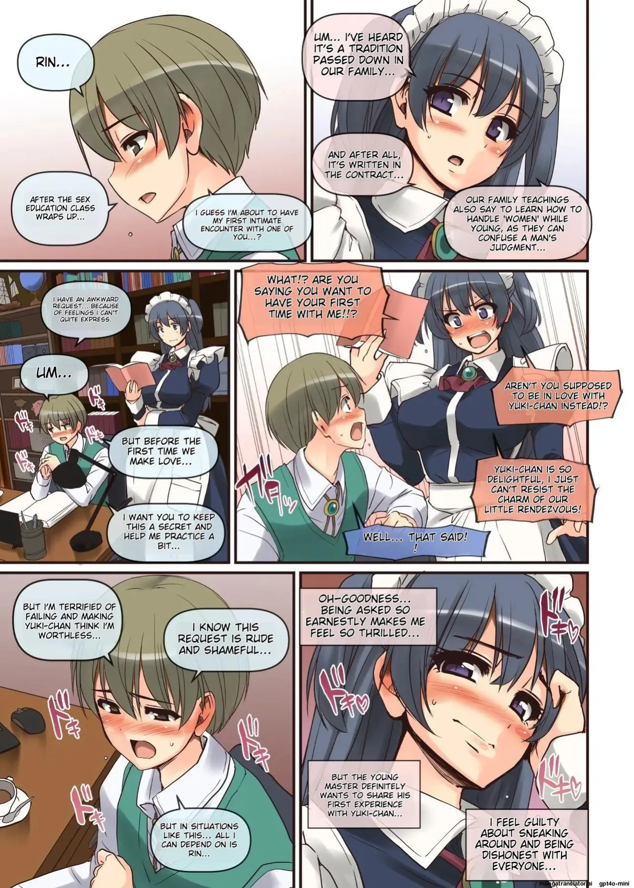 [Jinsei Yokosuberi. (Alexi Laiho)] Maid-san to Manabu Onnanoko no Karada [MTL]