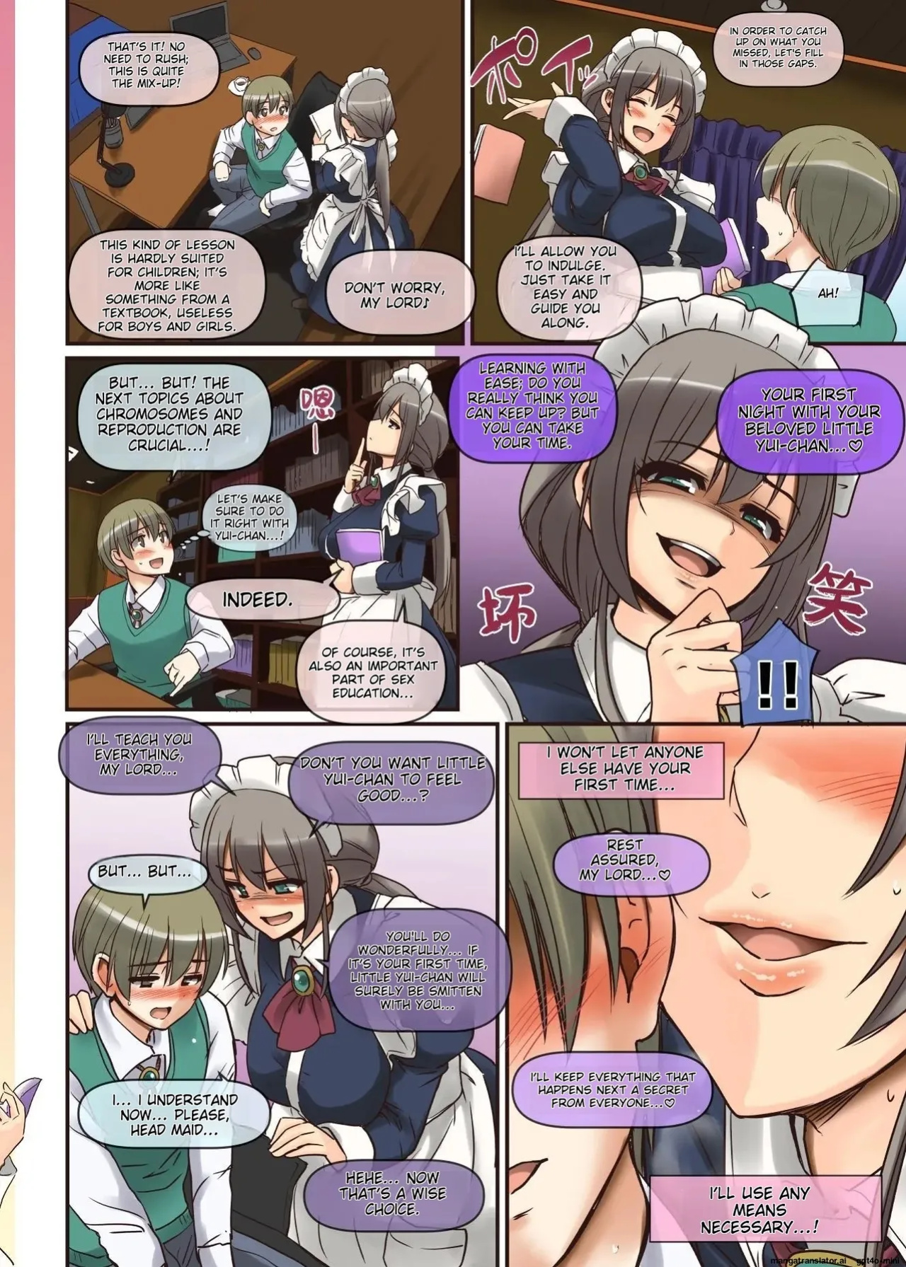 [Jinsei Yokosuberi. (Alexi Laiho)] Maid-san to Manabu Onnanoko no Karada [MTL]
