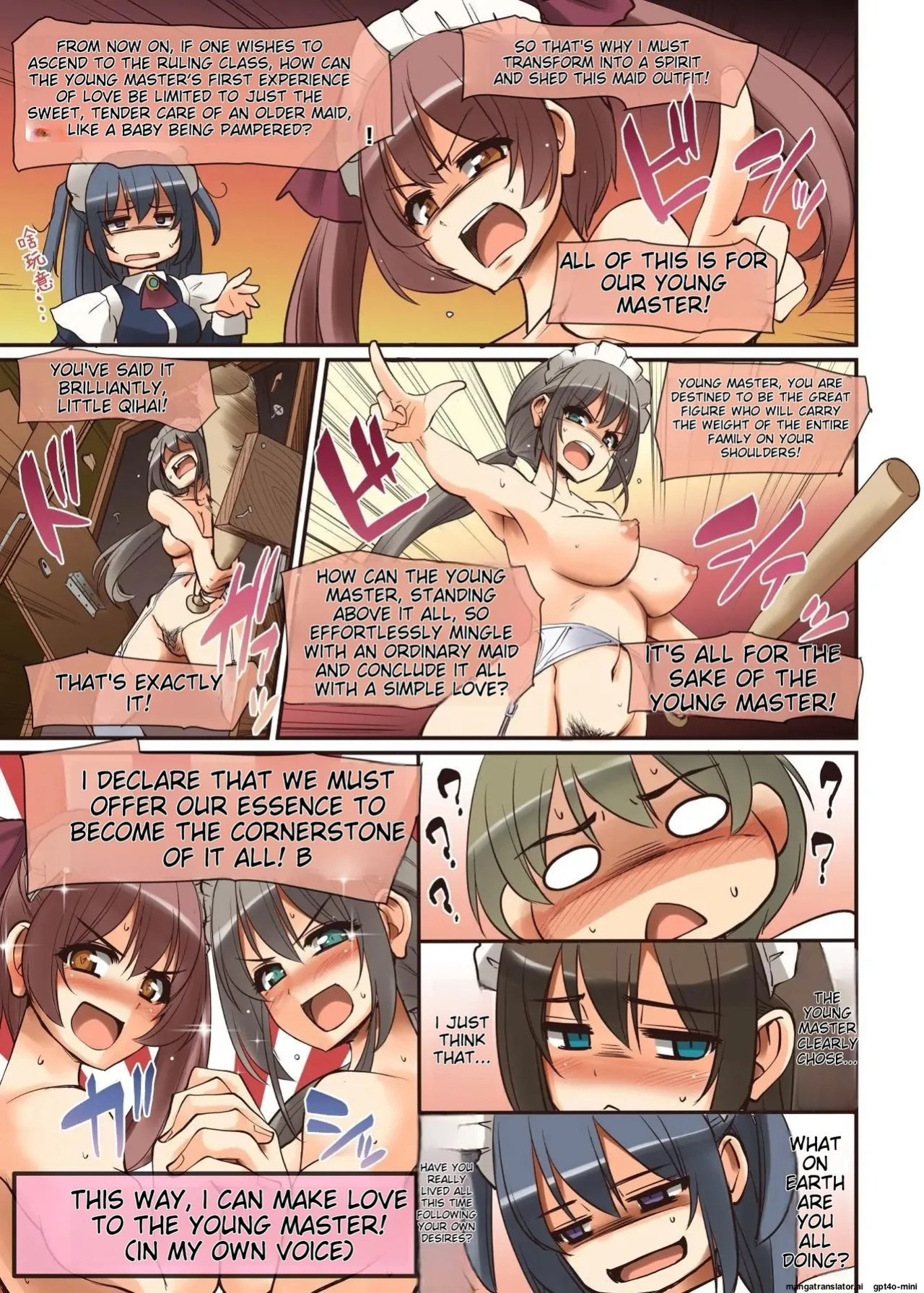 [Jinsei Yokosuberi. (Alexi Laiho)] Maid-san to Manabu Onnanoko no Karada [MTL]