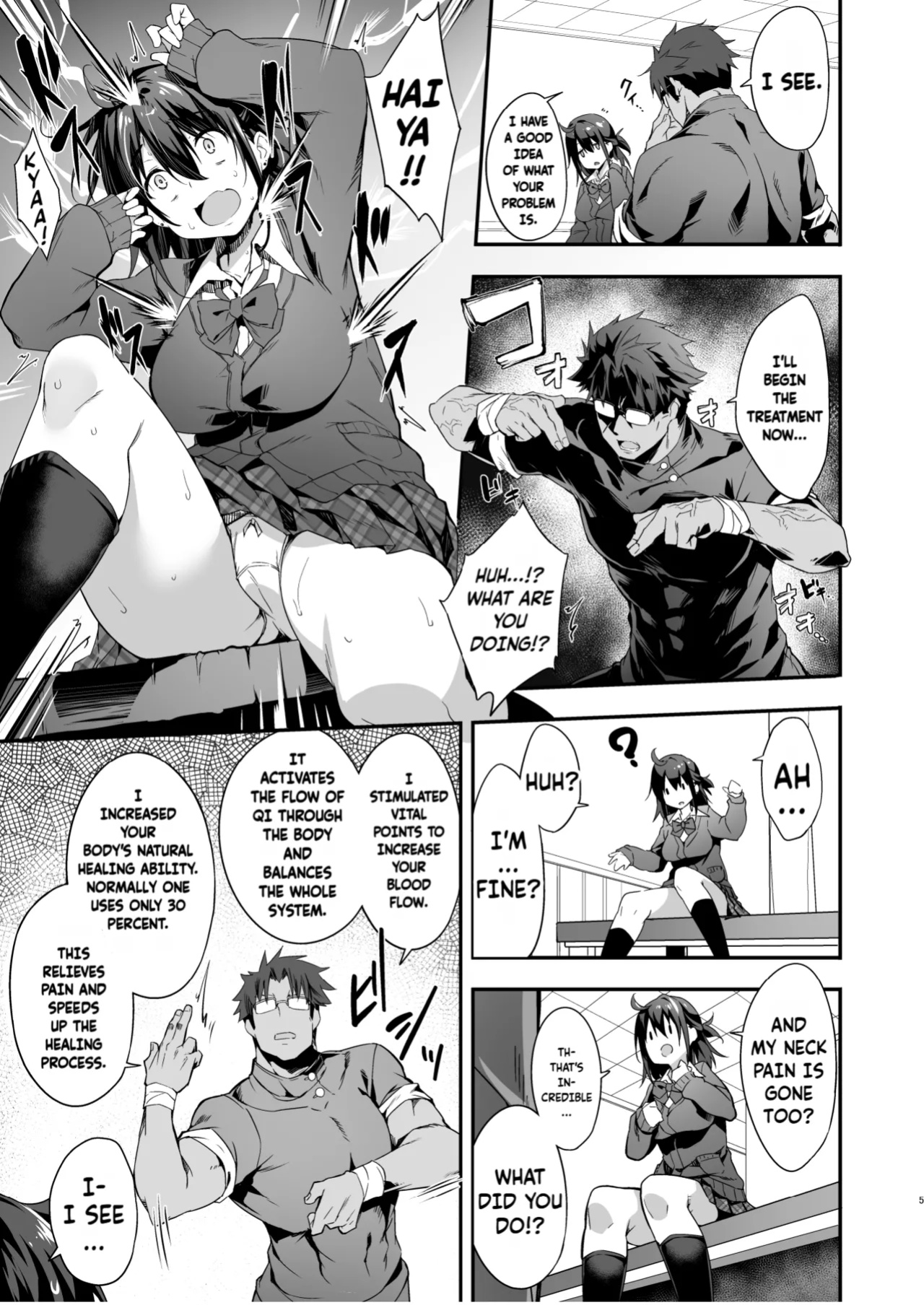 [Otukimi Koubo (Akizora Momidi)] Hikou Seitai de Seikando MAX Shijutsu Sarechau JK | A highschool girl's erogenous zones get turned up to max by acupressure. [Fallen Games]