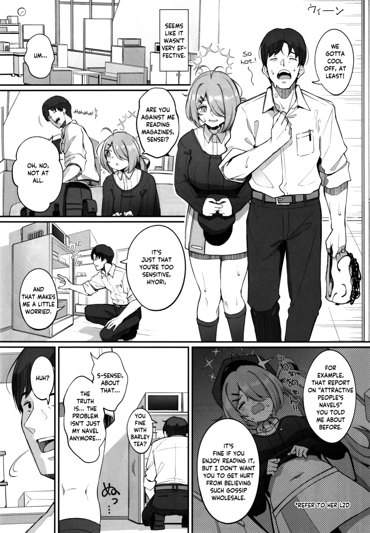 (C104) [Gessyu (Chouzetsu Bishoujo mine)] ron-ro ni mo Nottenai!! | This Wasn't On ron-ro!! (Blue Archive) [Douzo Lad Translations]