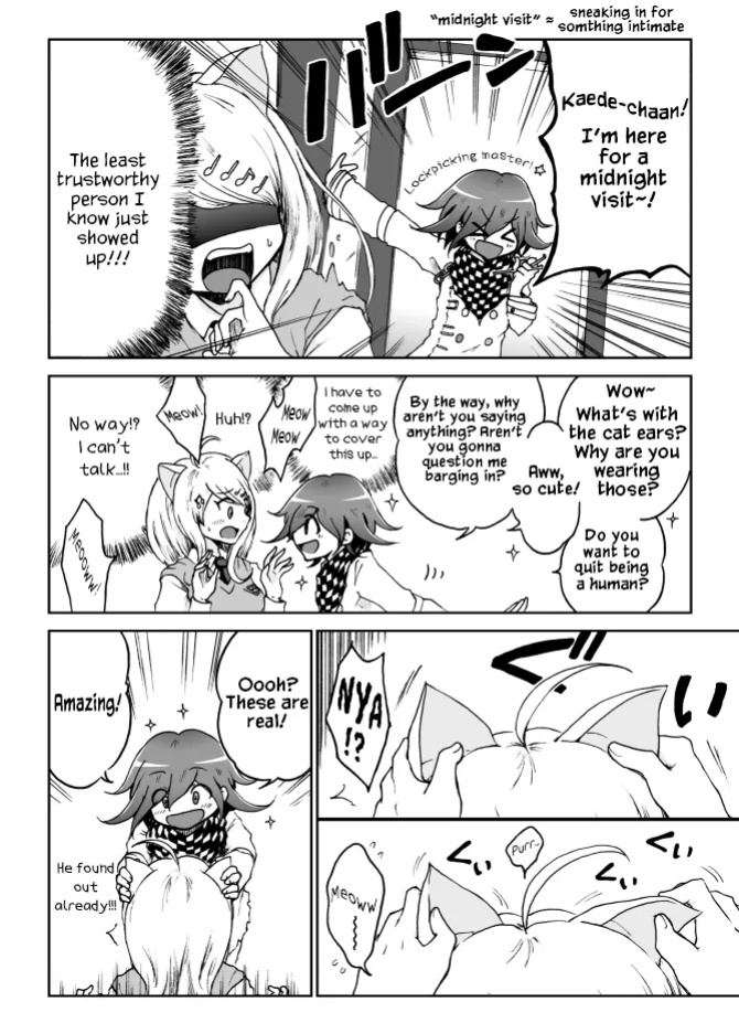 [Danbaldia] Kaede Nyanko to Ouma-kun (New Danganronpa V3)
