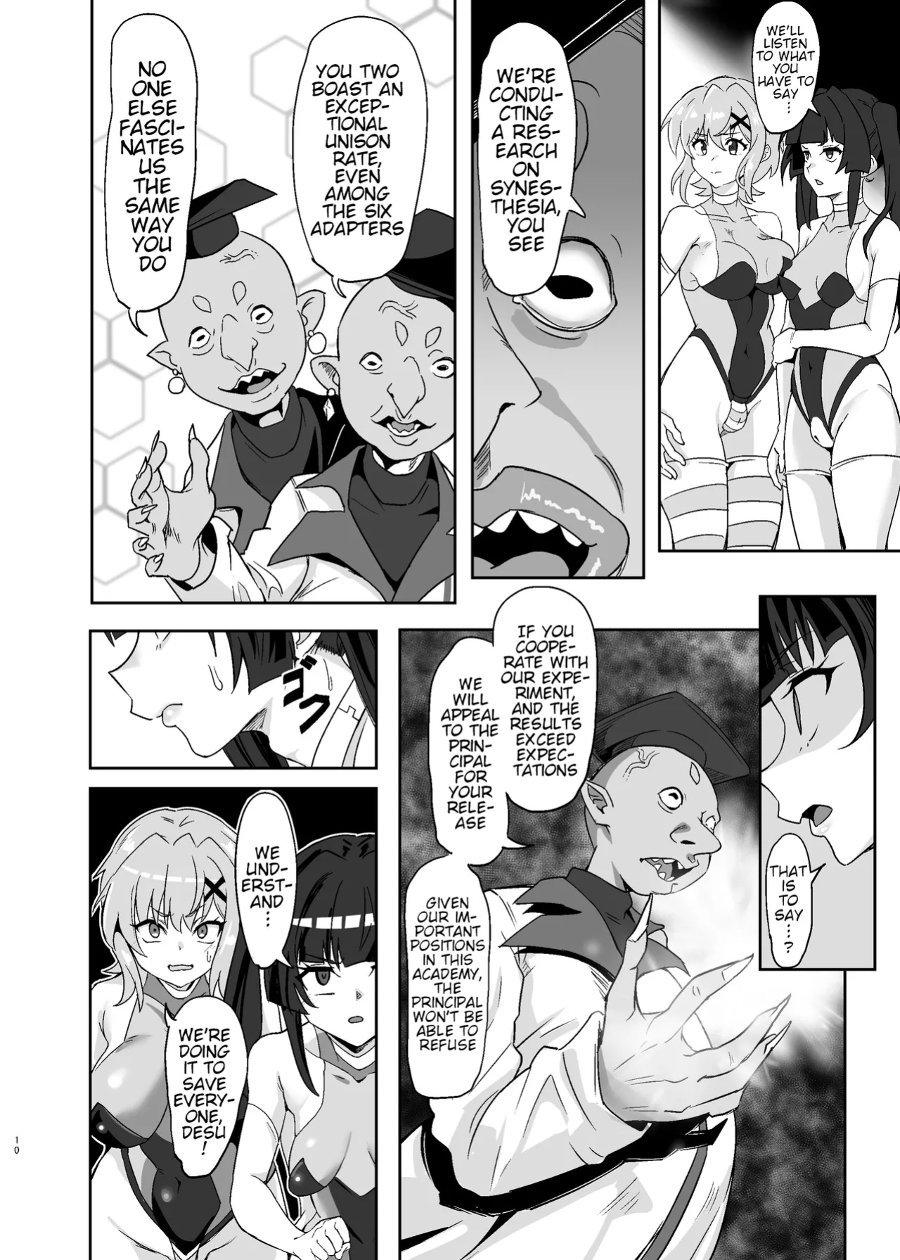 [Denshiko! (Outotsu Den)] Shirabe to Kirika no Douji Zecchou Unison Kyoushitsu | Shirabe and Kirika’s Simultaneous Orgasm Unison Classroom (Senki Zesshou Symphogear)