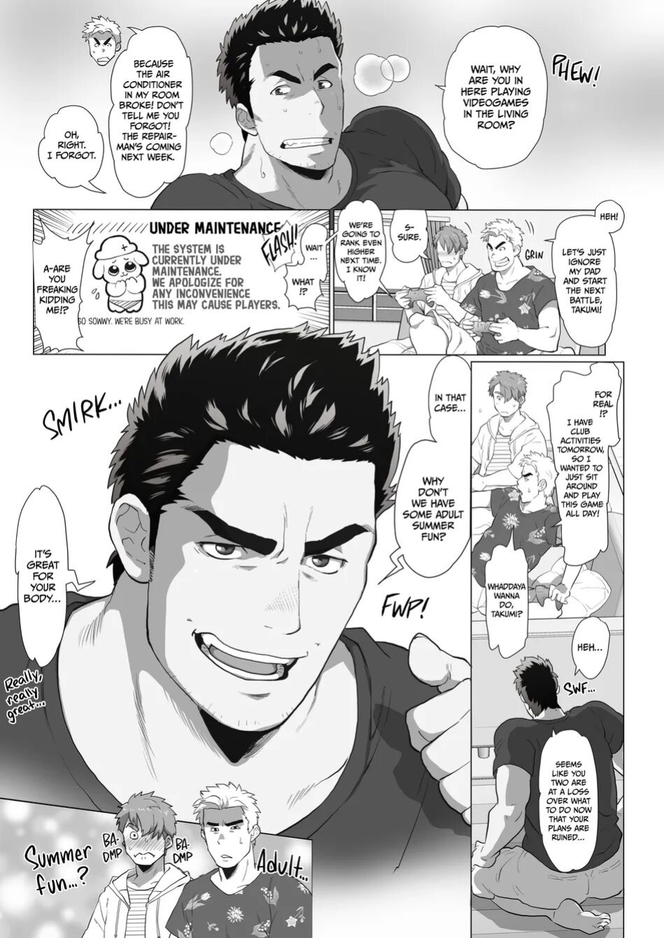 My Friend's Dad is a Hunk chapter 3+4