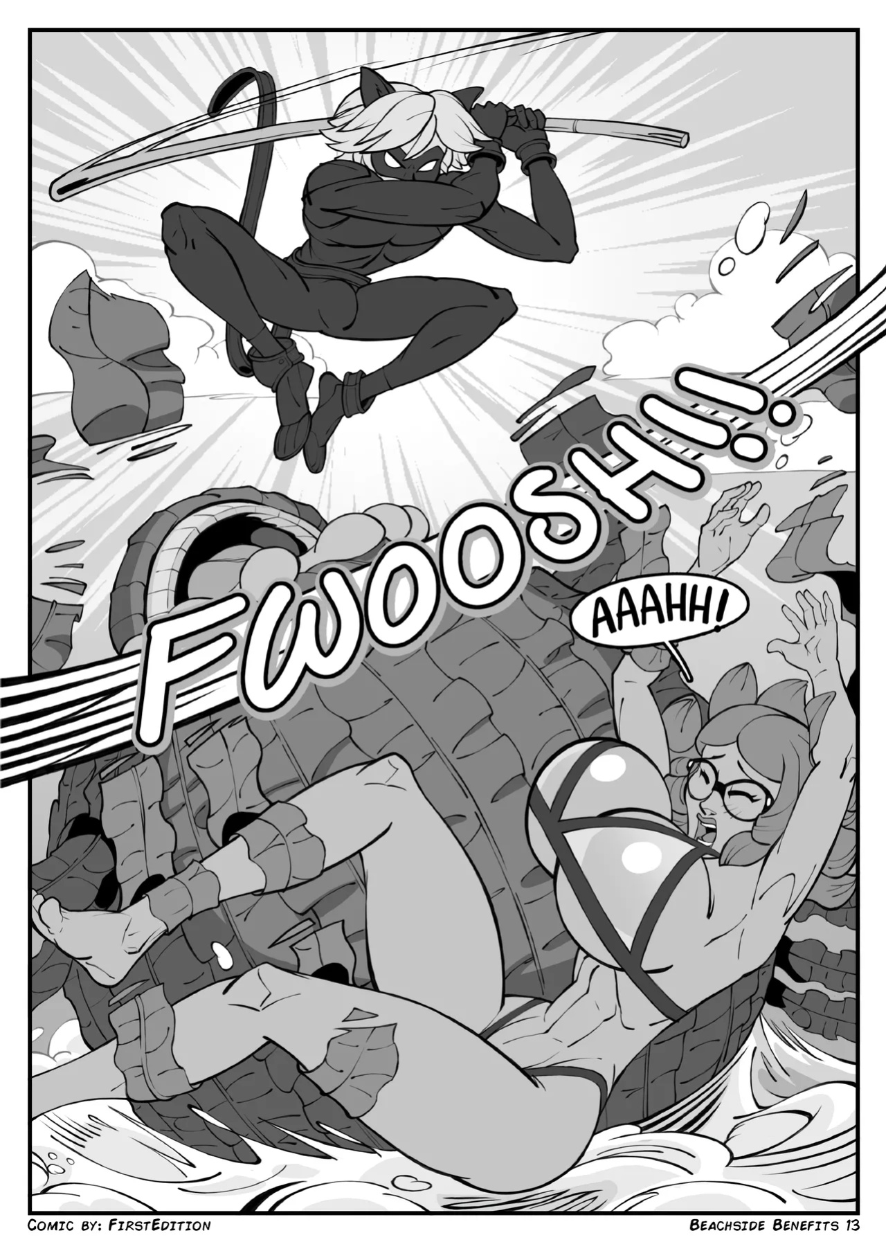 [FirstEd] Rena Rouge: Beachside Benefits (Miraculous Ladybug)