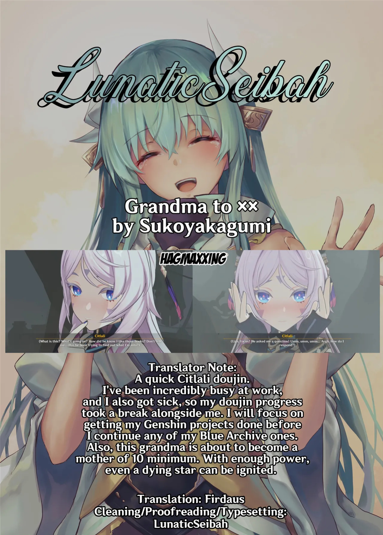 [Sukoyakagumi] Grandma to ×× (Genshin Impact) [LunaticSeibah]