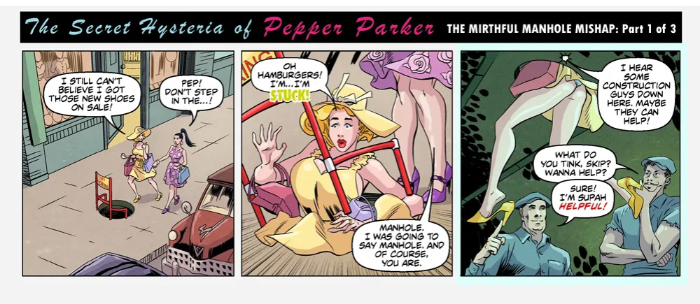 Bandito - Pepper Parker - 3 Panel Comic