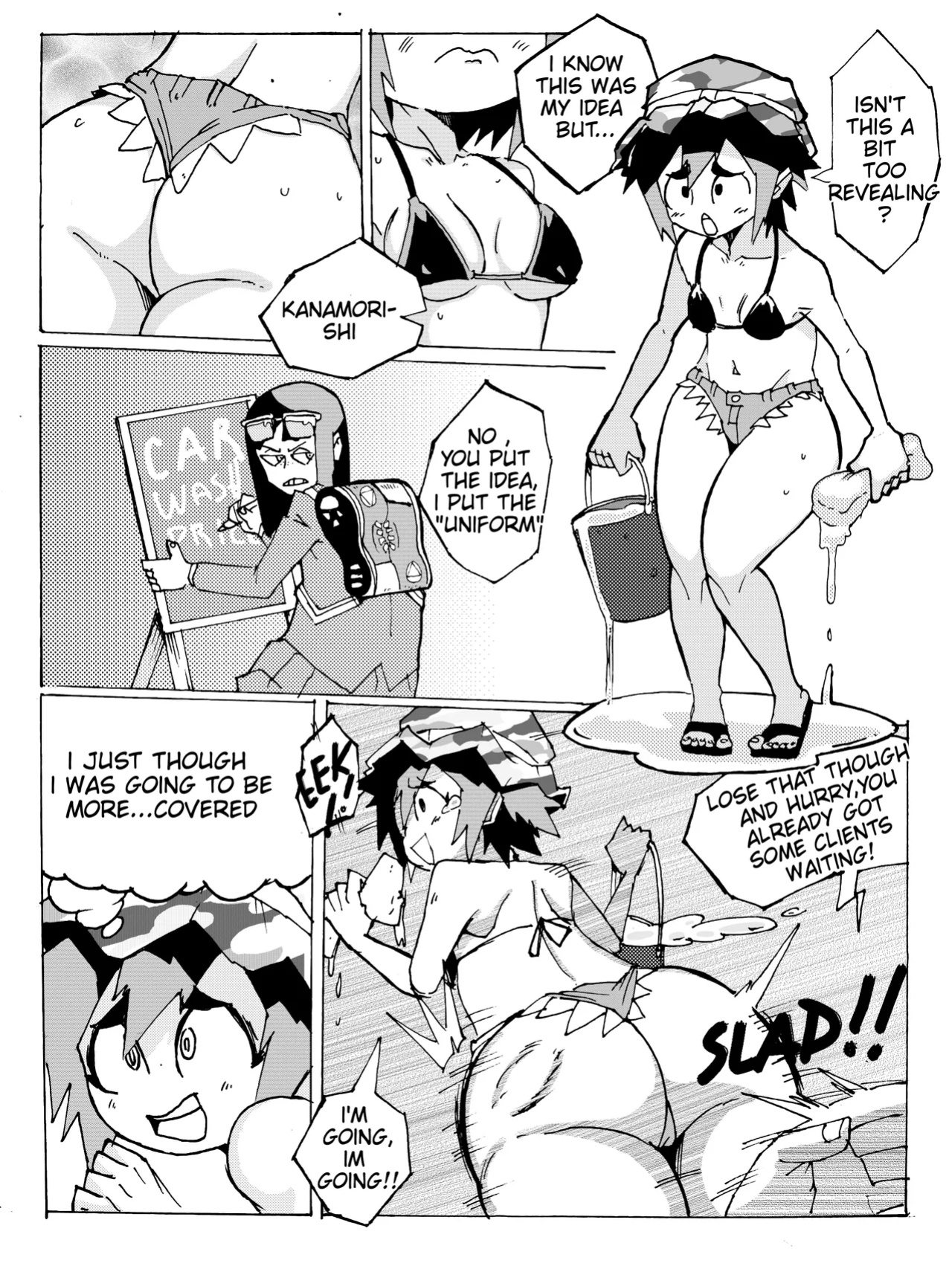 [Beck Cartoons] MIDORI'S WASHING (Keep Your Hands Off Eizouken!)