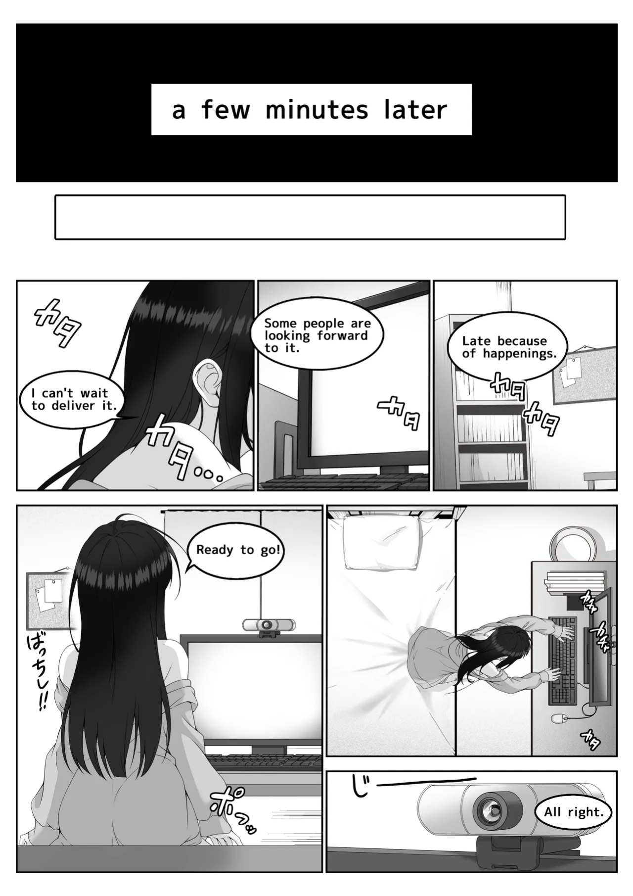 [Milk Melon] Streamer ‐ Neat and clean, she cha't atand the pleasure.
