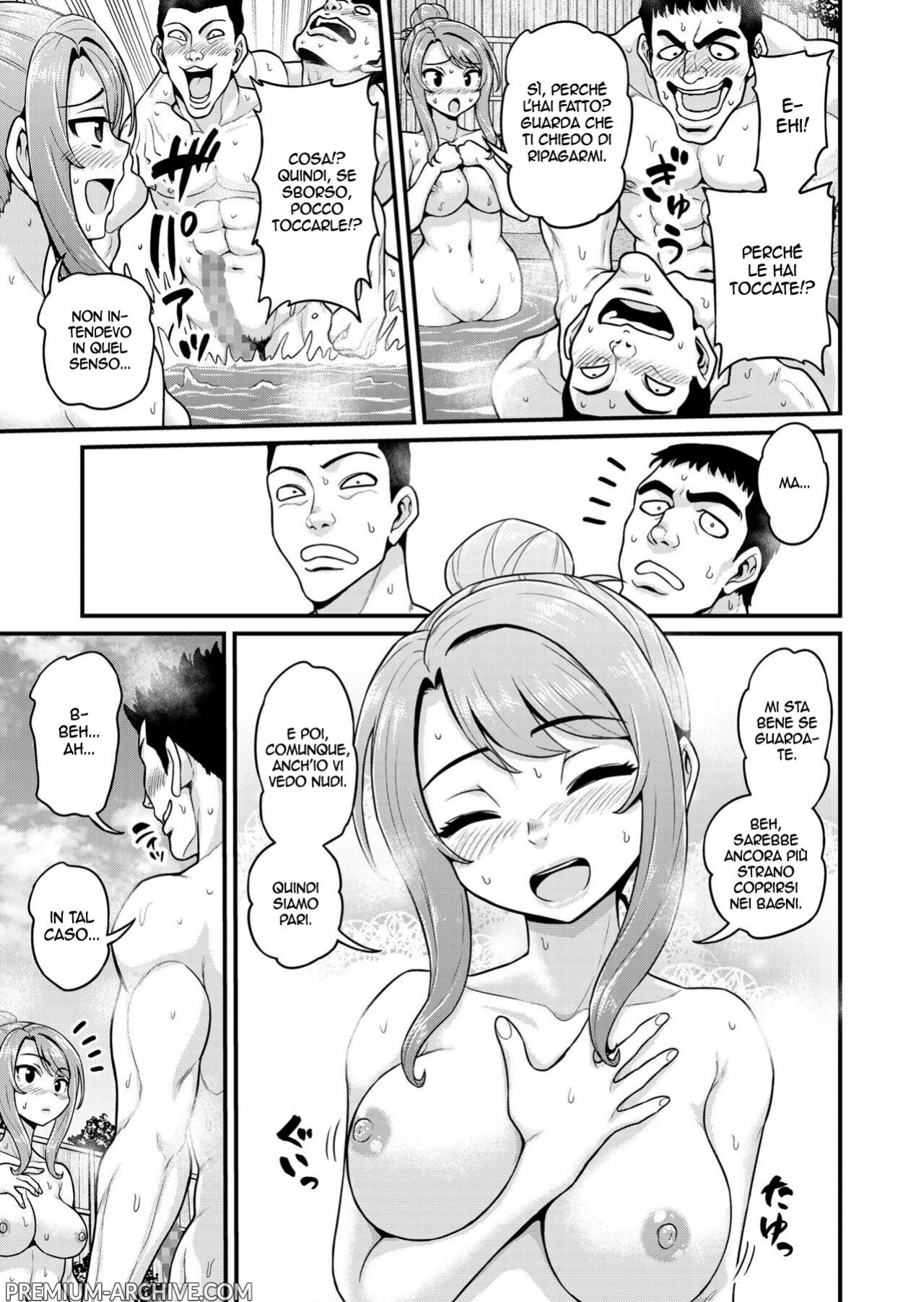 [Chimamire Yashiki (Gachonjirou)] Game Tomodachi no Onnanoko to Onsen Ryokou de Yaru Hanashi NTRver. | Scopate con la ragazza gamer alle terme NTRver. [Italian]