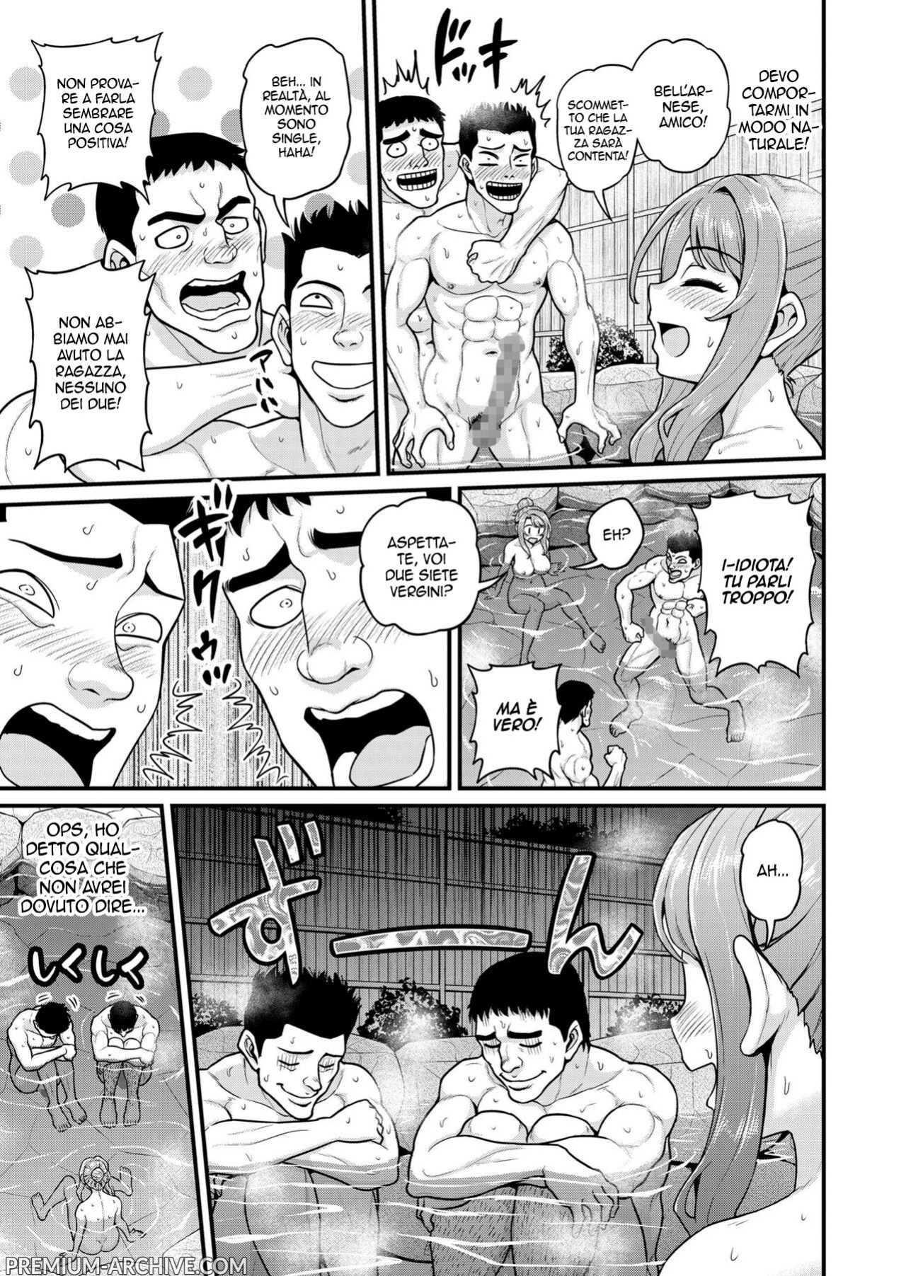 [Chimamire Yashiki (Gachonjirou)] Game Tomodachi no Onnanoko to Onsen Ryokou de Yaru Hanashi NTRver. | Scopate con la ragazza gamer alle terme NTRver. [Italian]