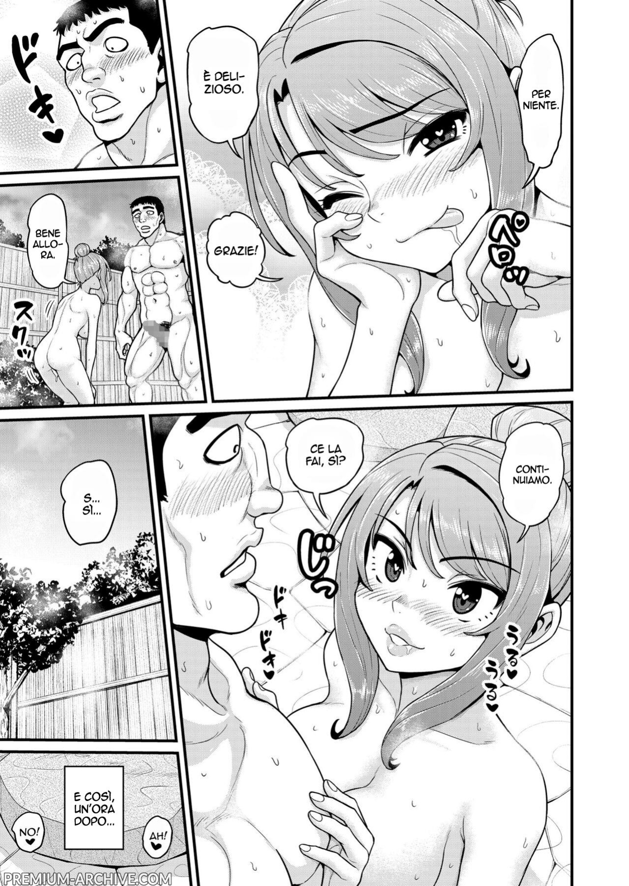 [Chimamire Yashiki (Gachonjirou)] Game Tomodachi no Onnanoko to Onsen Ryokou de Yaru Hanashi NTRver. | Scopate con la ragazza gamer alle terme NTRver. [Italian]
