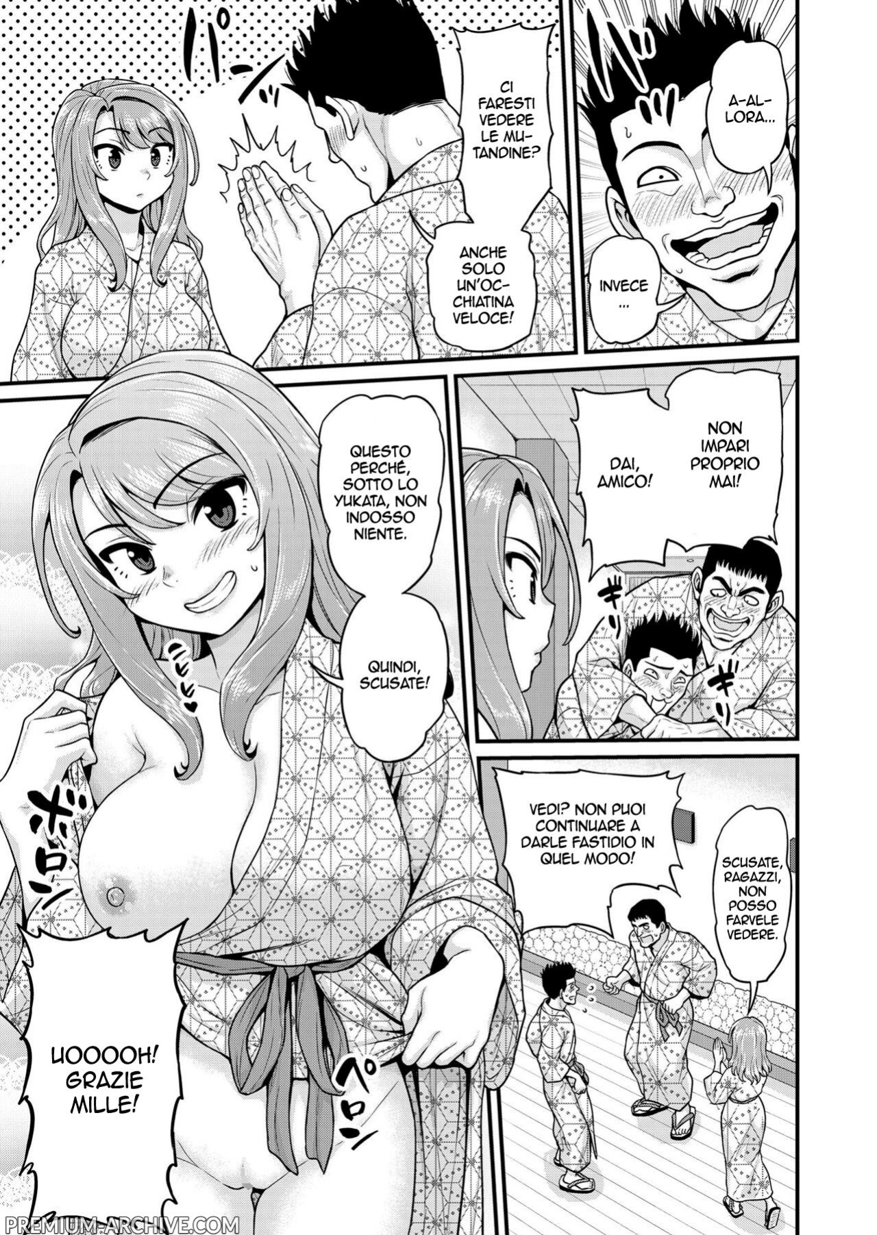 [Chimamire Yashiki (Gachonjirou)] Game Tomodachi no Onnanoko to Onsen Ryokou de Yaru Hanashi NTRver. | Scopate con la ragazza gamer alle terme NTRver. [Italian]