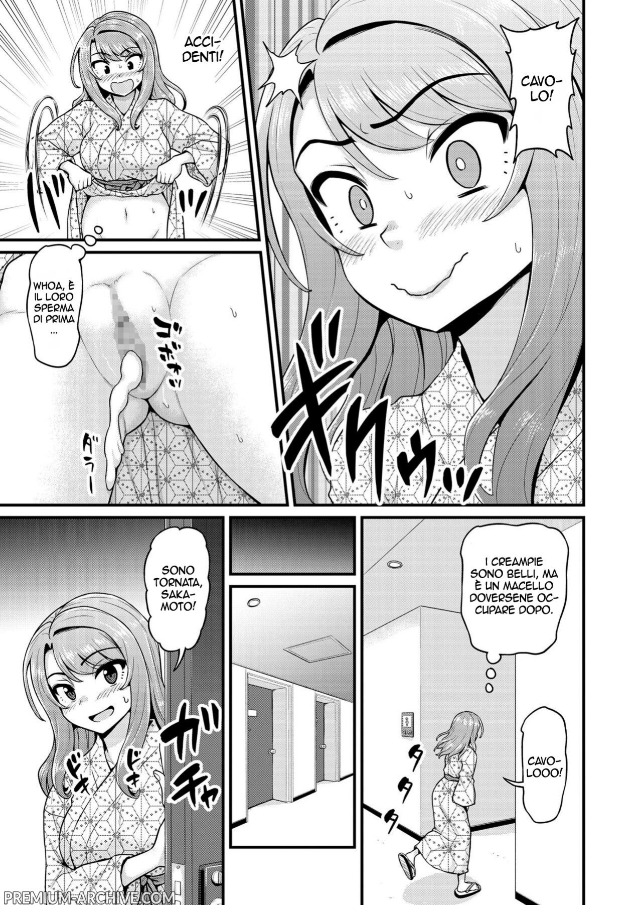 [Chimamire Yashiki (Gachonjirou)] Game Tomodachi no Onnanoko to Onsen Ryokou de Yaru Hanashi NTRver. | Scopate con la ragazza gamer alle terme NTRver. [Italian]