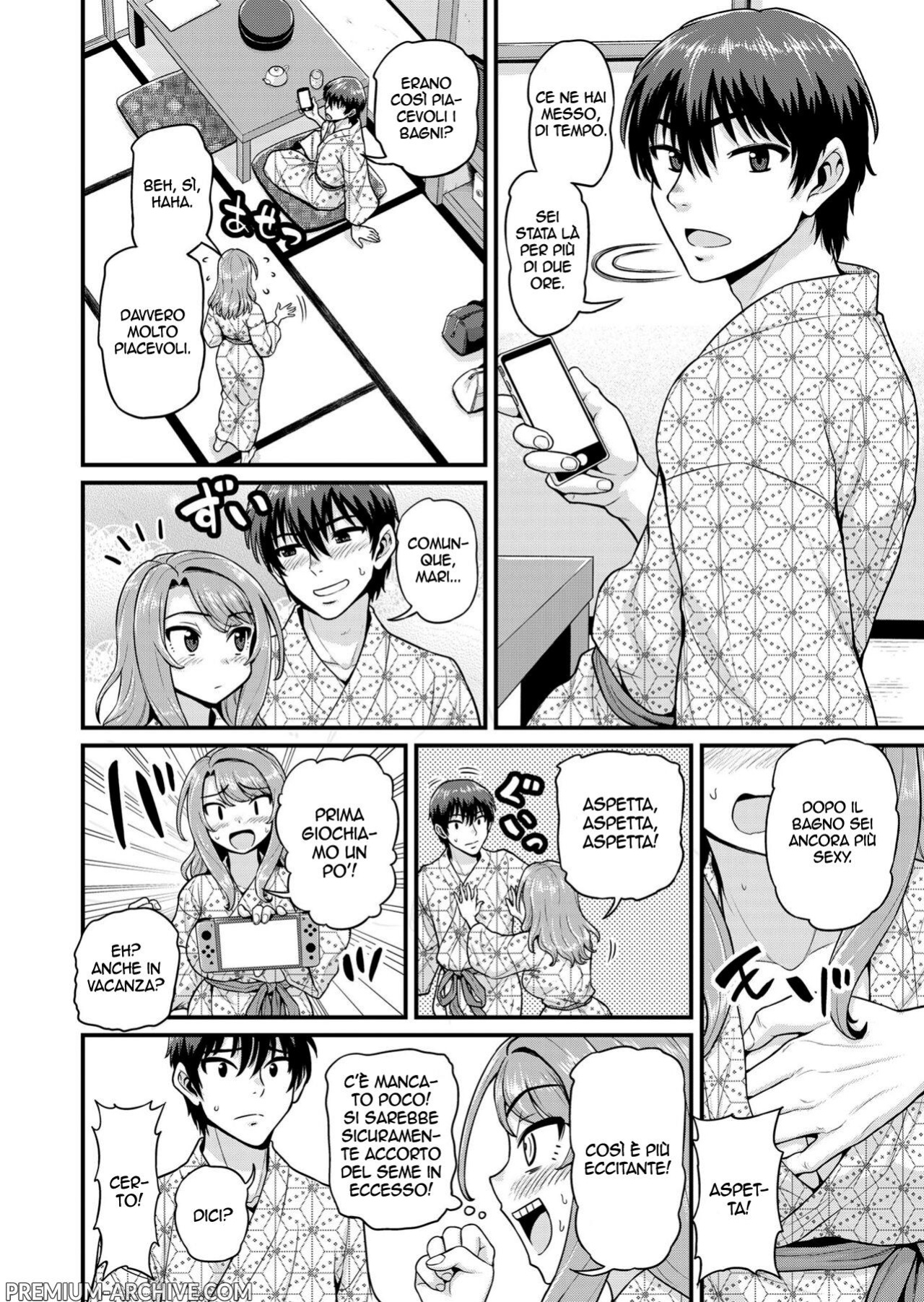 [Chimamire Yashiki (Gachonjirou)] Game Tomodachi no Onnanoko to Onsen Ryokou de Yaru Hanashi NTRver. | Scopate con la ragazza gamer alle terme NTRver. [Italian]