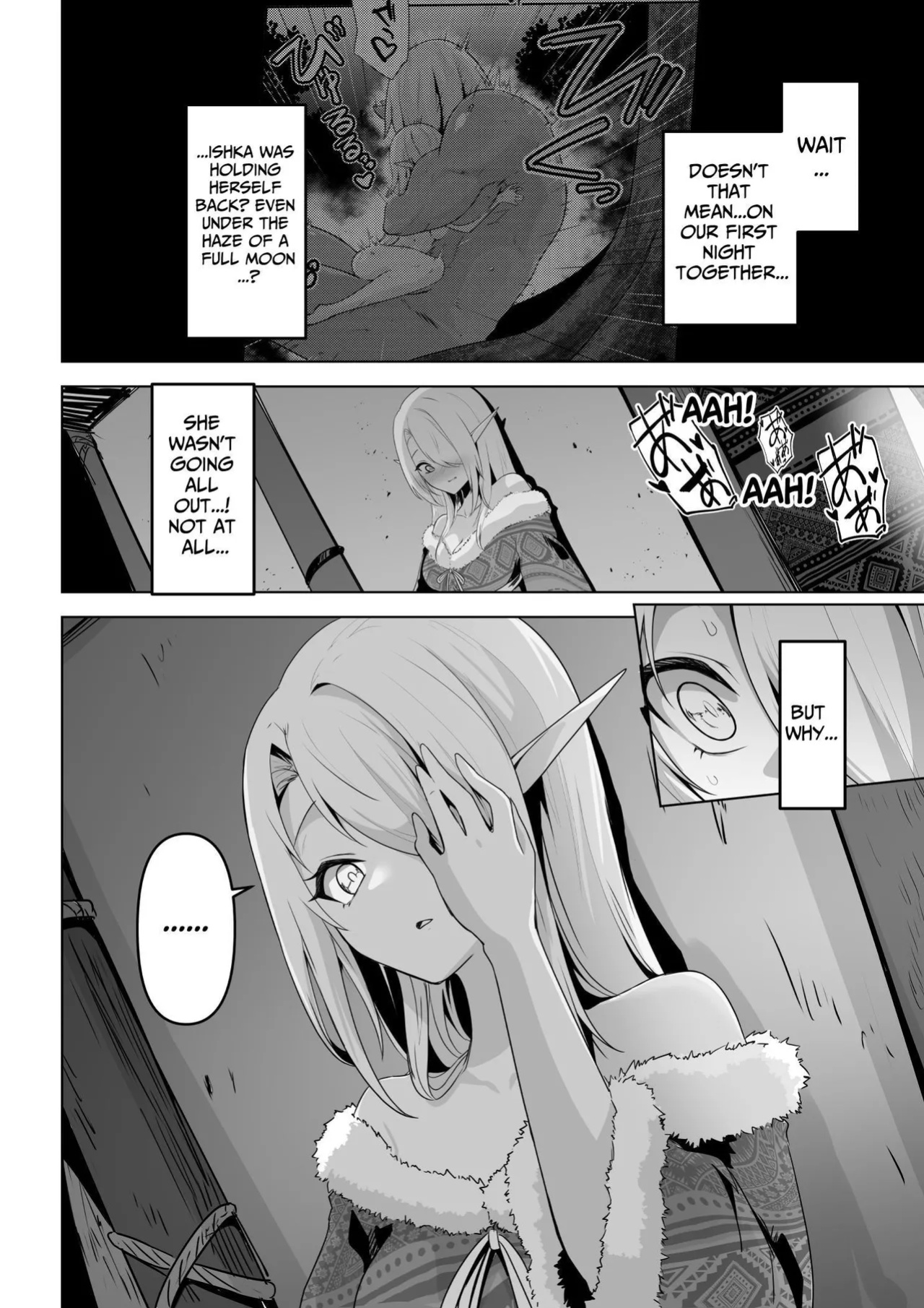 [HASHIOKI (Otemoto)] Seiyoku Tsuyo Tsuyo Elf wa Muriyari Okashite Hoshii | Lustful Elf Wants To Be Violated Against Her Will [tsuyoshi]