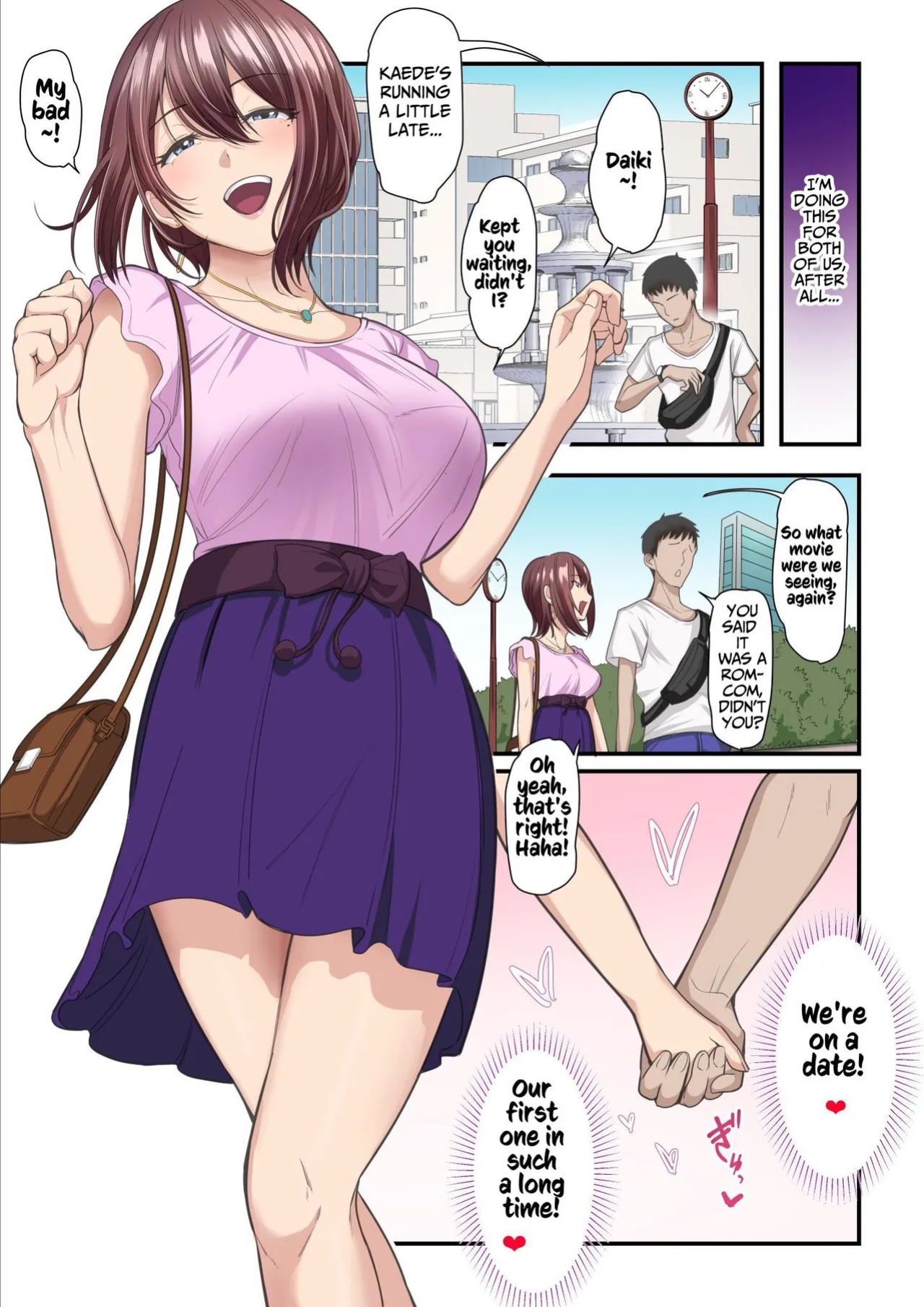 [Ura no Hikidashi (Nizii)] Pakokatsu Oji-san to Kaede-chan (1+2+3) | Kaede and The Sugar Daddy (1+2+3) [Kusanuu]