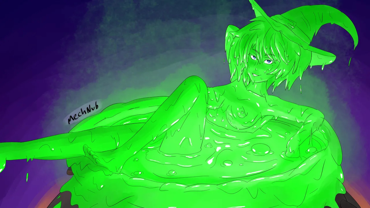 [MechNub] Yuna Slime Bath