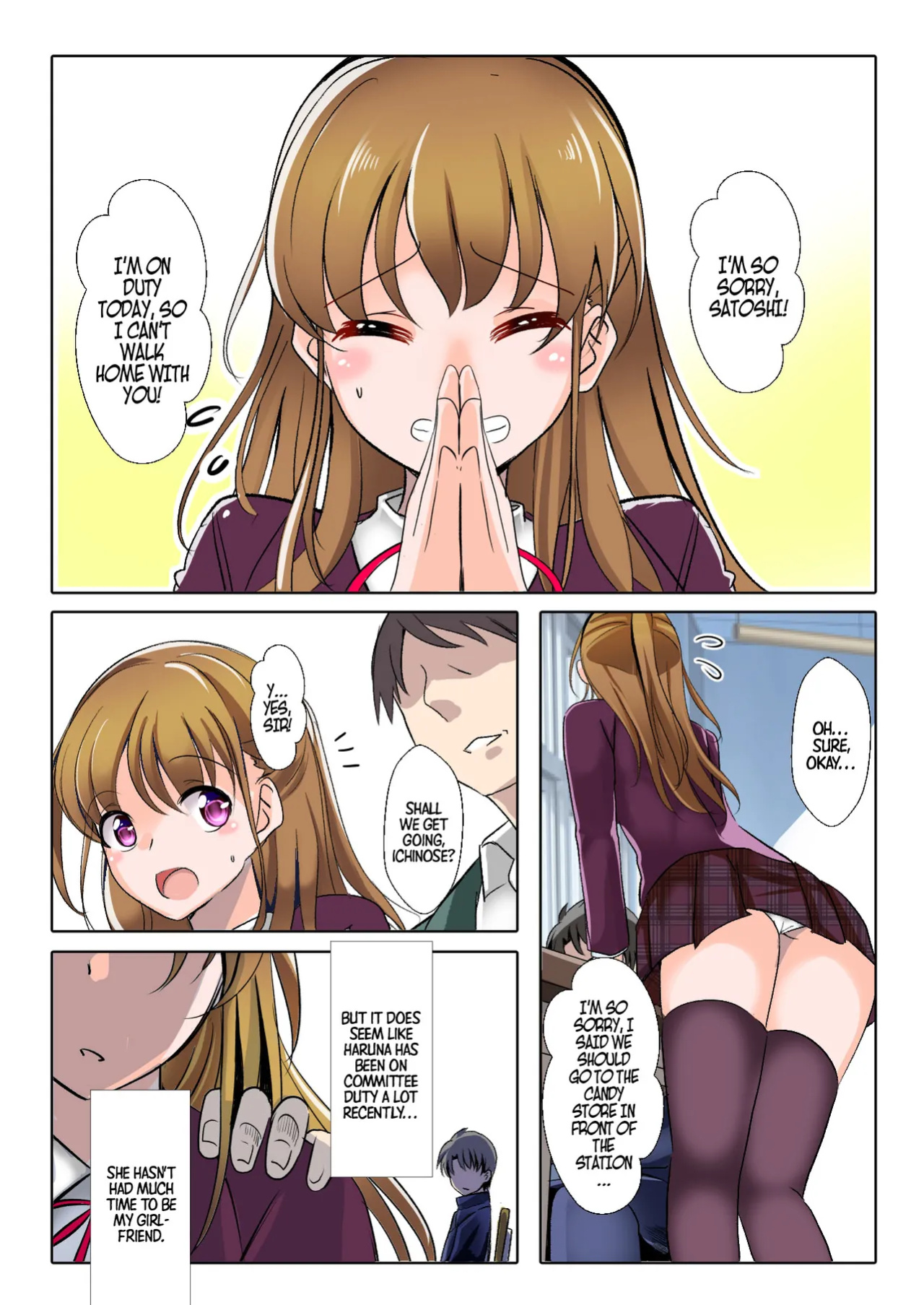 [Space Whale (Kuzirazio)] Hypnotic Imprisonment - How My Girlfriend Became the School Sex Slave (ENG) =TB=