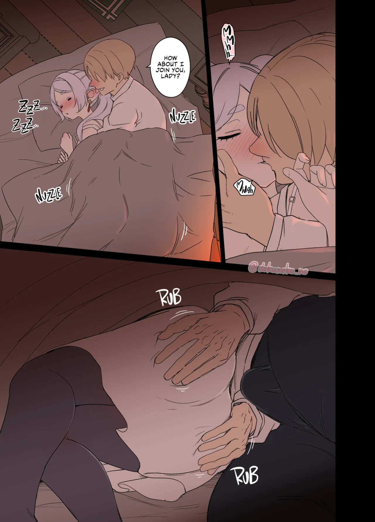 [Dokuneko Noil] Frieren ni Warui Koto o Suru Hanashi "Zenpen" | Frieren Has a Very Bad Night "Part 1" (Sousou no Frieren) [Fap It Scans]
