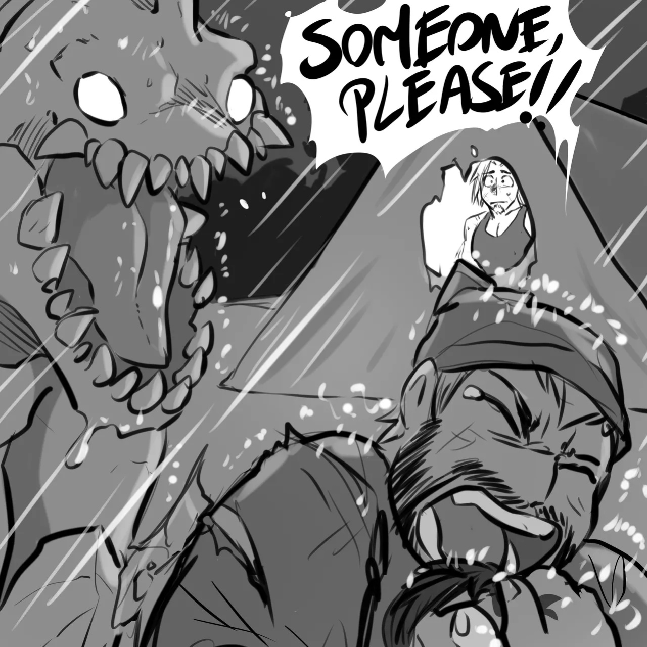 [The Kinky Quest] The Night of the Incident - ch.1 (Dungeons & Dragons)