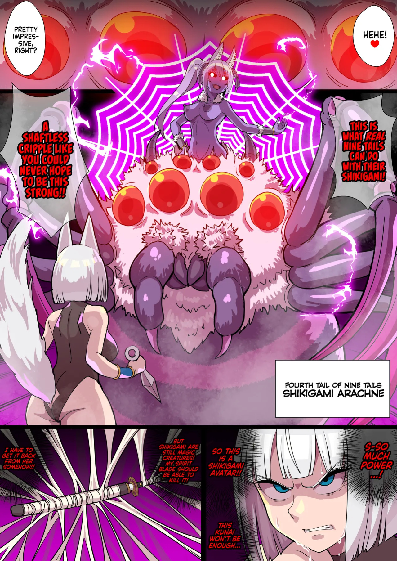 [Kleitos (Ryunosuke)] Futanari Kunoichi Nine Tails 1: Arachne