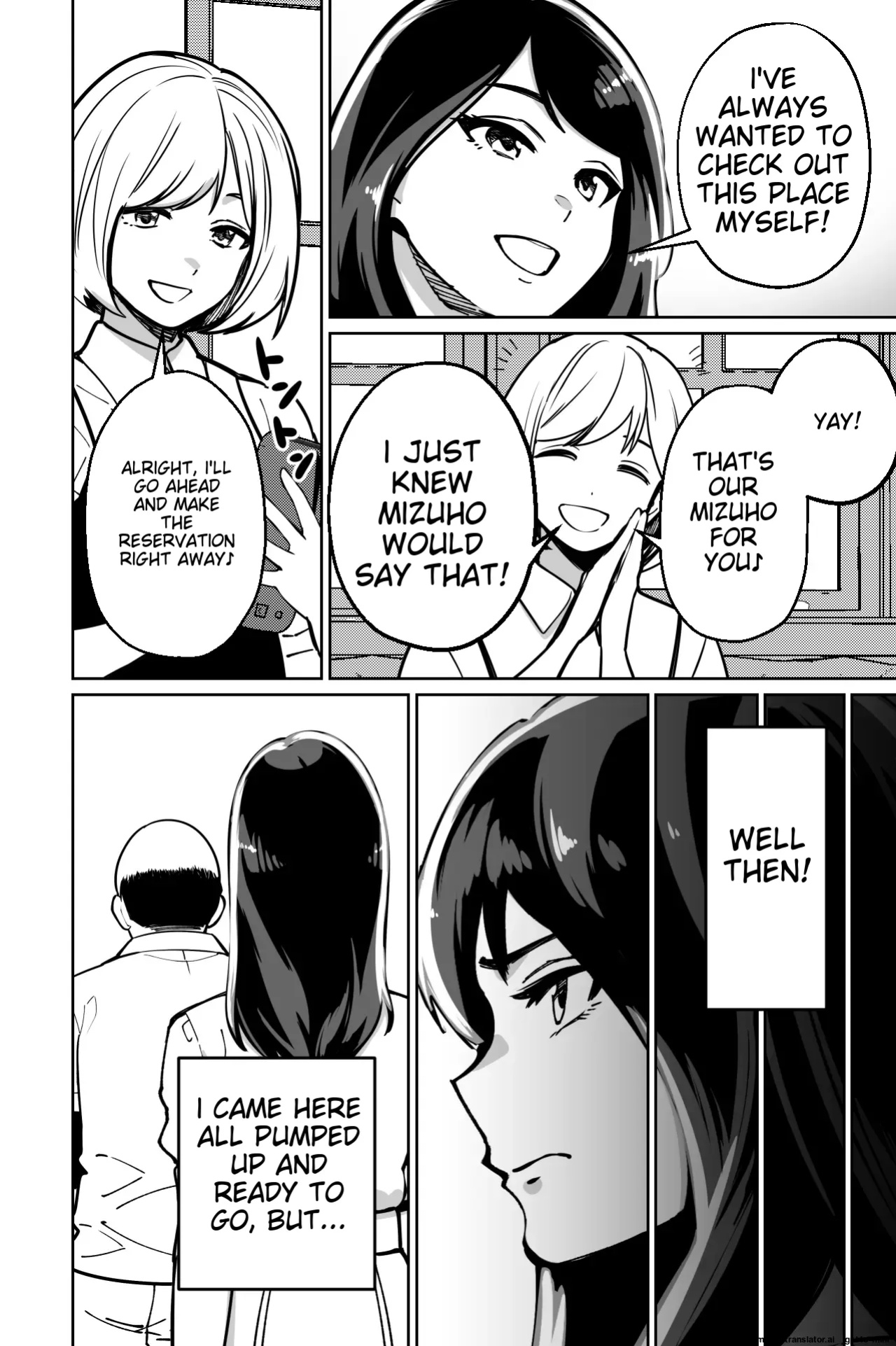 [Tokamosu (Kinugasa Yuuichi)] Minpaku ~Ojou-sama-tachi wa Minpaku Keieisha no Wana ni Ochiru~ | Sleeping in the Bed and Breakfast - Young ladies fall into the trap of a private lodging manager [MTL]