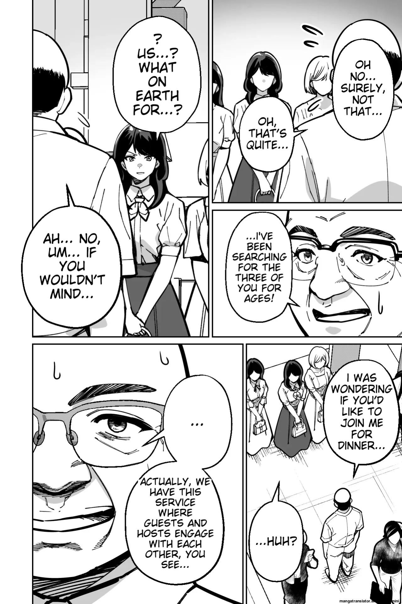[Tokamosu (Kinugasa Yuuichi)] Minpaku ~Ojou-sama-tachi wa Minpaku Keieisha no Wana ni Ochiru~ | Sleeping in the Bed and Breakfast - Young ladies fall into the trap of a private lodging manager [MTL]