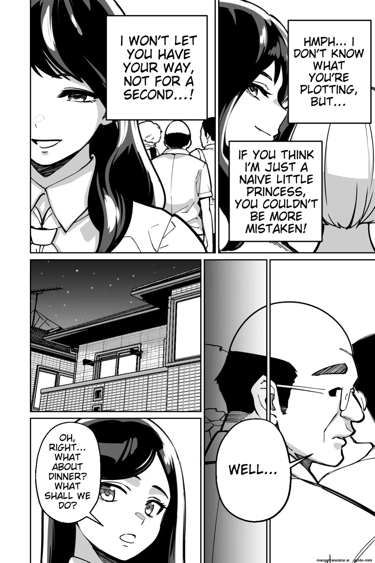 [Tokamosu (Kinugasa Yuuichi)] Minpaku ~Ojou-sama-tachi wa Minpaku Keieisha no Wana ni Ochiru~ | Sleeping in the Bed and Breakfast - Young ladies fall into the trap of a private lodging manager [MTL]