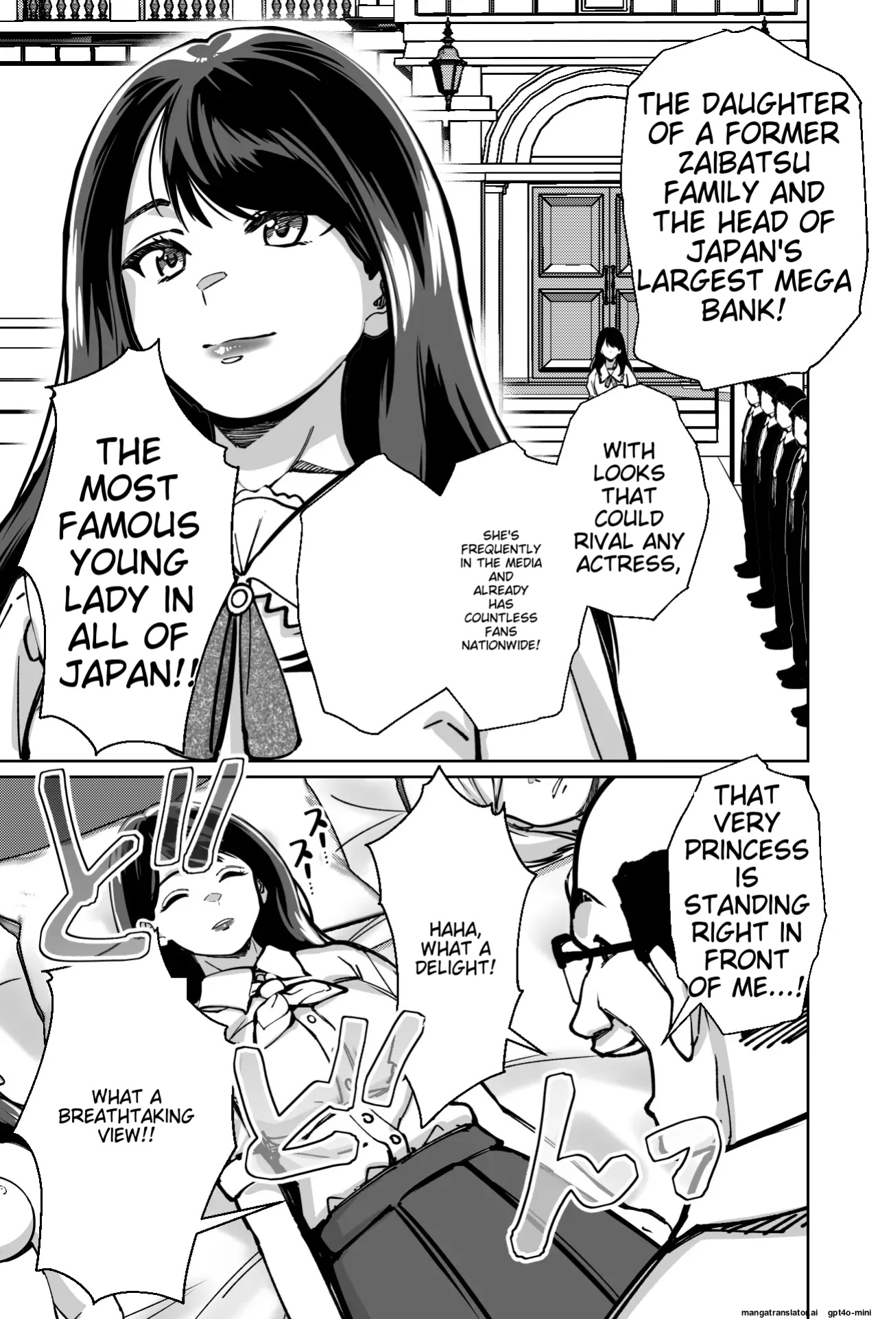 [Tokamosu (Kinugasa Yuuichi)] Minpaku ~Ojou-sama-tachi wa Minpaku Keieisha no Wana ni Ochiru~ | Sleeping in the Bed and Breakfast - Young ladies fall into the trap of a private lodging manager [MTL]
